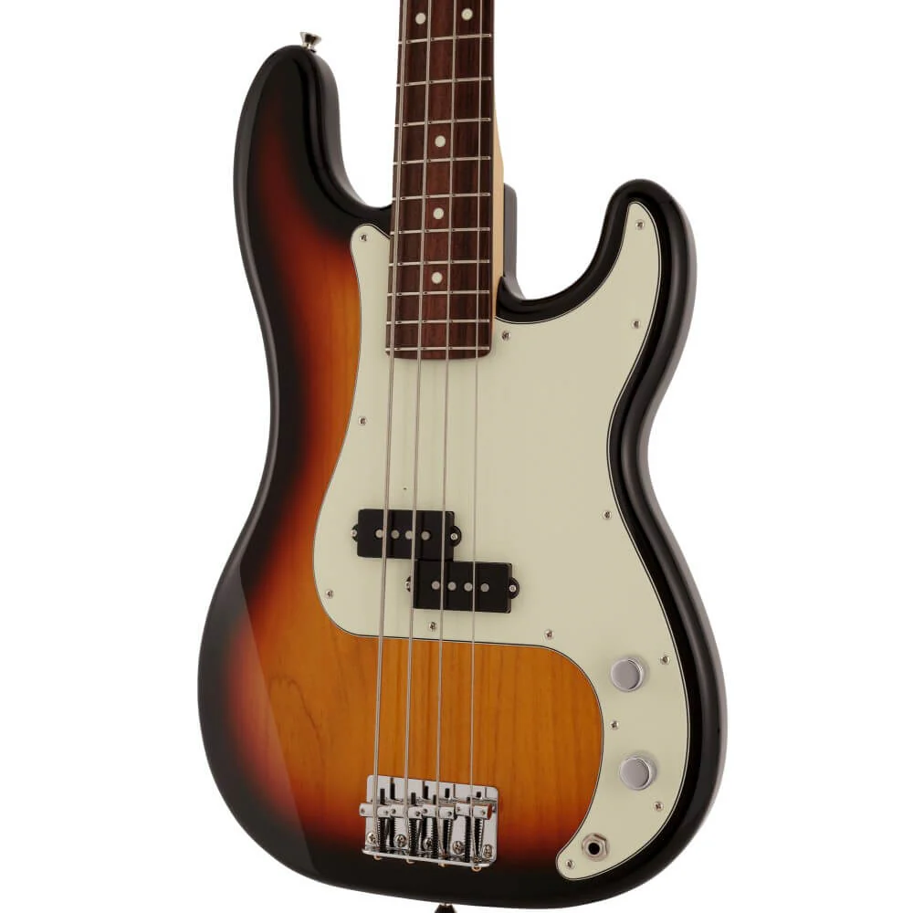 Fender MIJ Hybrid II P Bass w/Rosewood Fretboard - 3-Colour Sunburst - Image 3