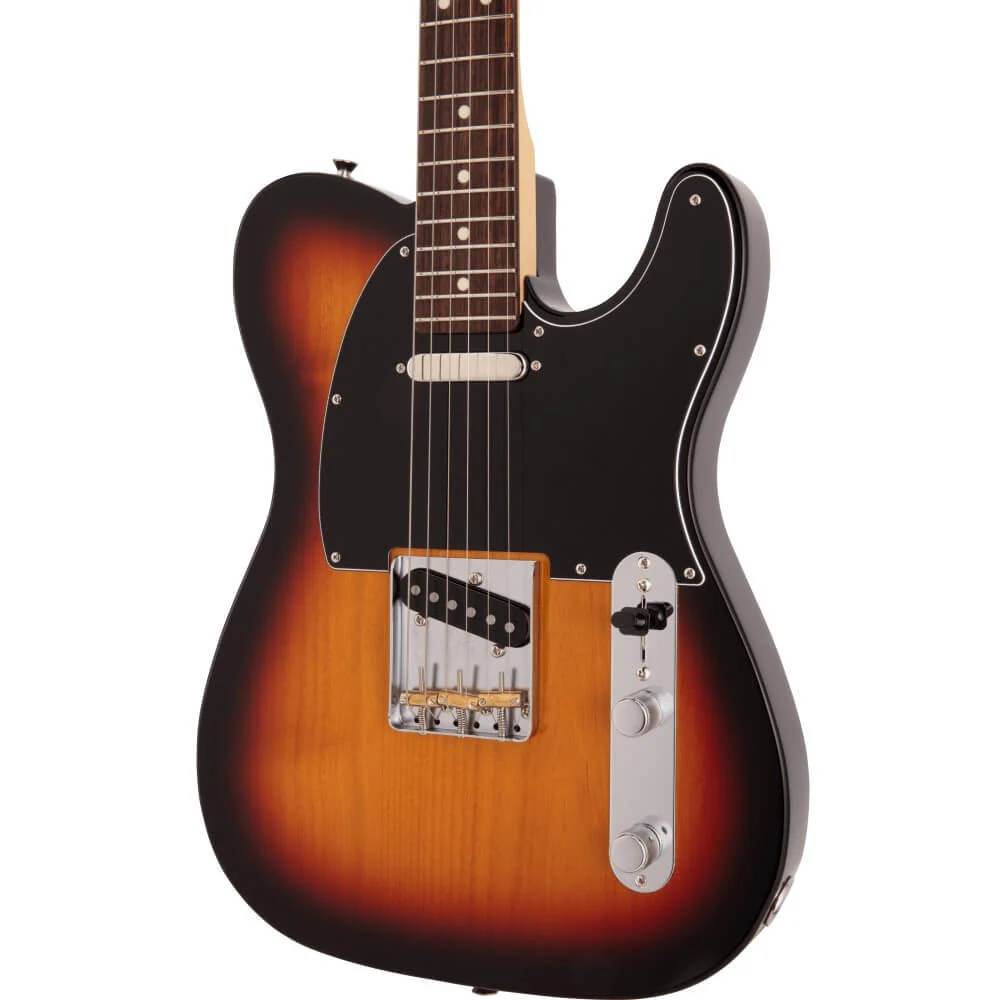 Fender MIJ Hybrid II Telecaster Electric Guitar w/Rosewood Fretboard - 3-Colour Sunburst - Image 3