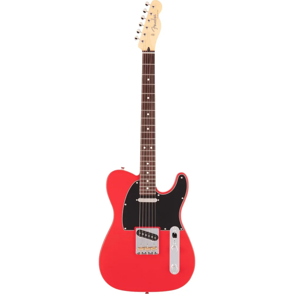 Fender MIJ Hybrid II Telecaster Electric Guitar w/Rosewood Fretboard - Modena Red