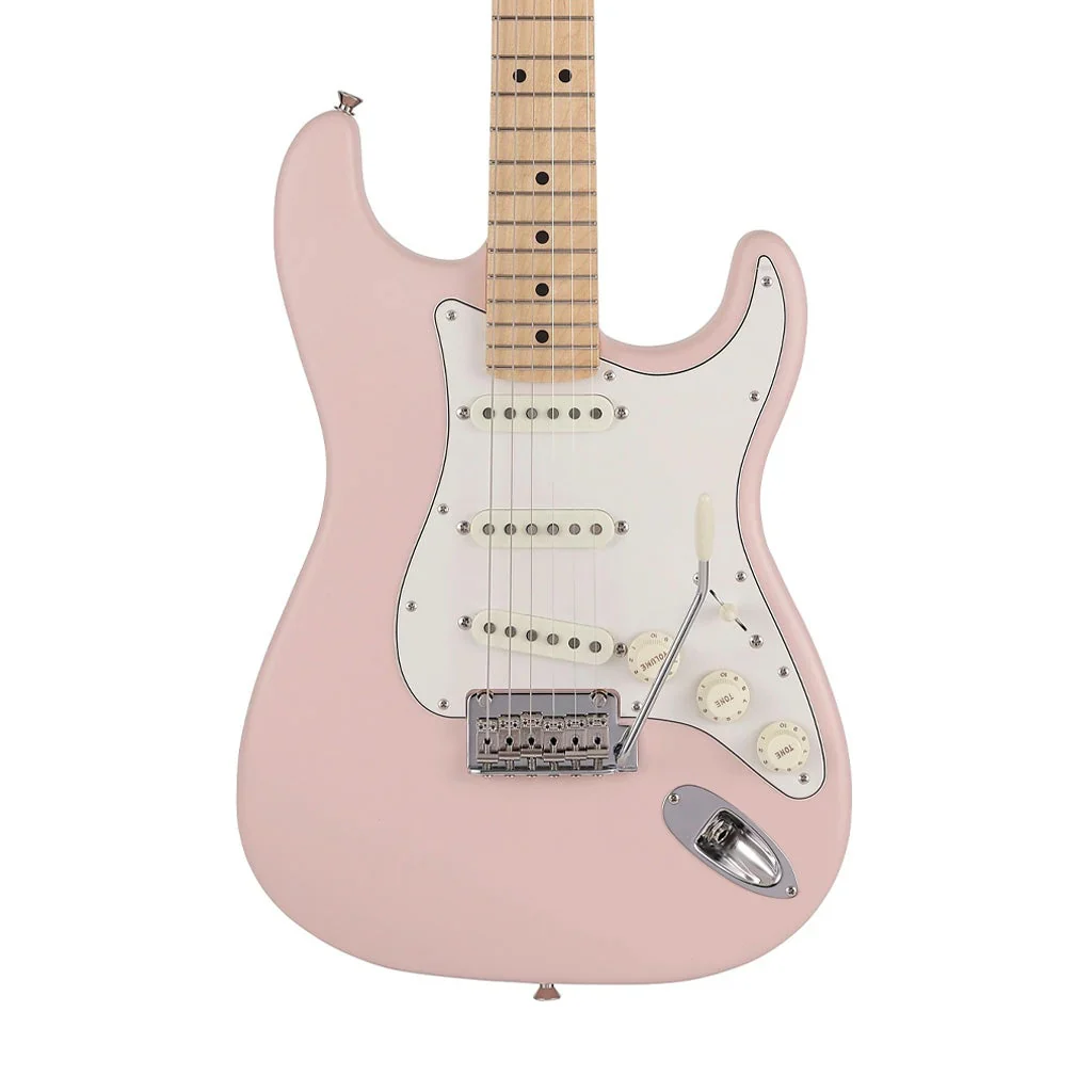 Fender MIJ Junior Jazz Bass w/Maple Fretboard - Sat Shell Pink - Image 3