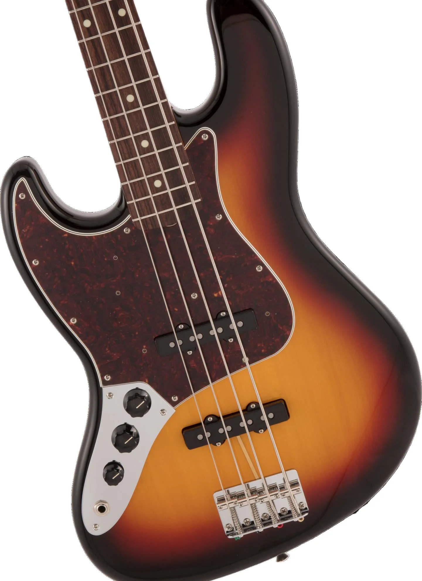 Fender MIJ Traditional 60s Jazz Bass LH w/Rosewood Fretboard - 3 Colour Burst - Image 3