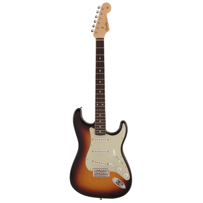 Fender MIJ Traditional 60s Stratocaster Guitar w/Rosewood Fretboard - 3 Colour Burst