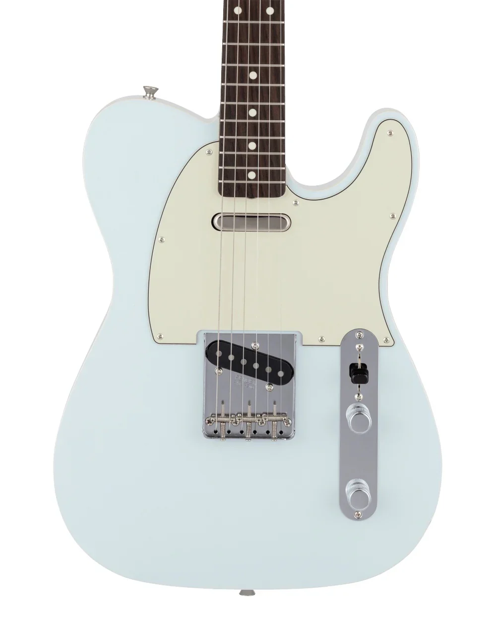 Fender MIJ Traditional 60s Telecaster Custom Rosewood FB - Sonic Blue - Image 3
