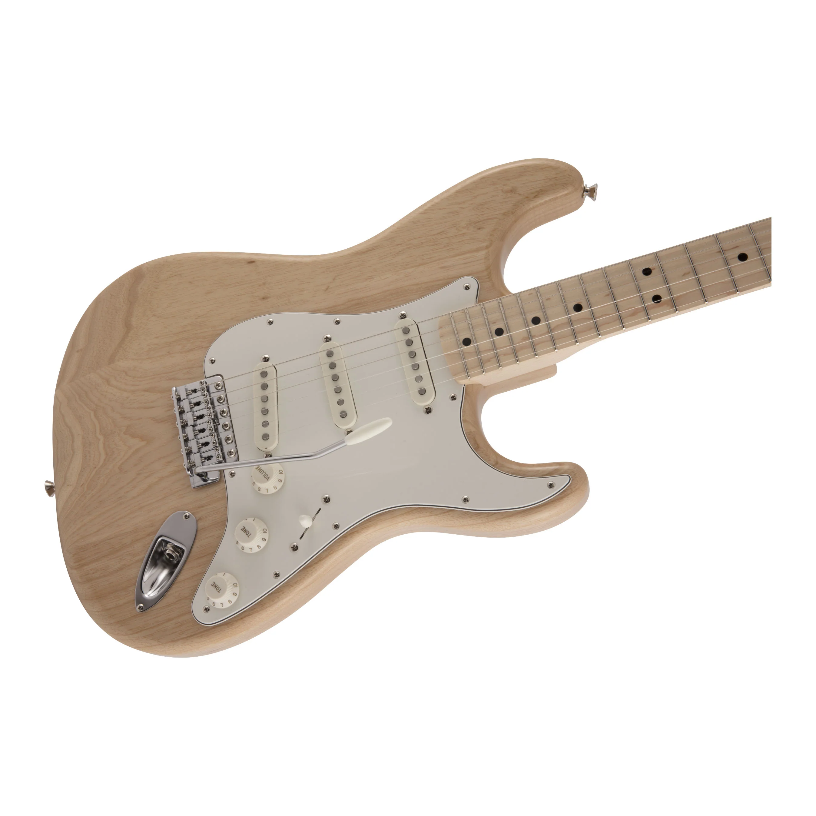 Fender MIJ Traditional 70s Stratocaster Electric Guitar w/Maple Fretboard - Natural - Image 3