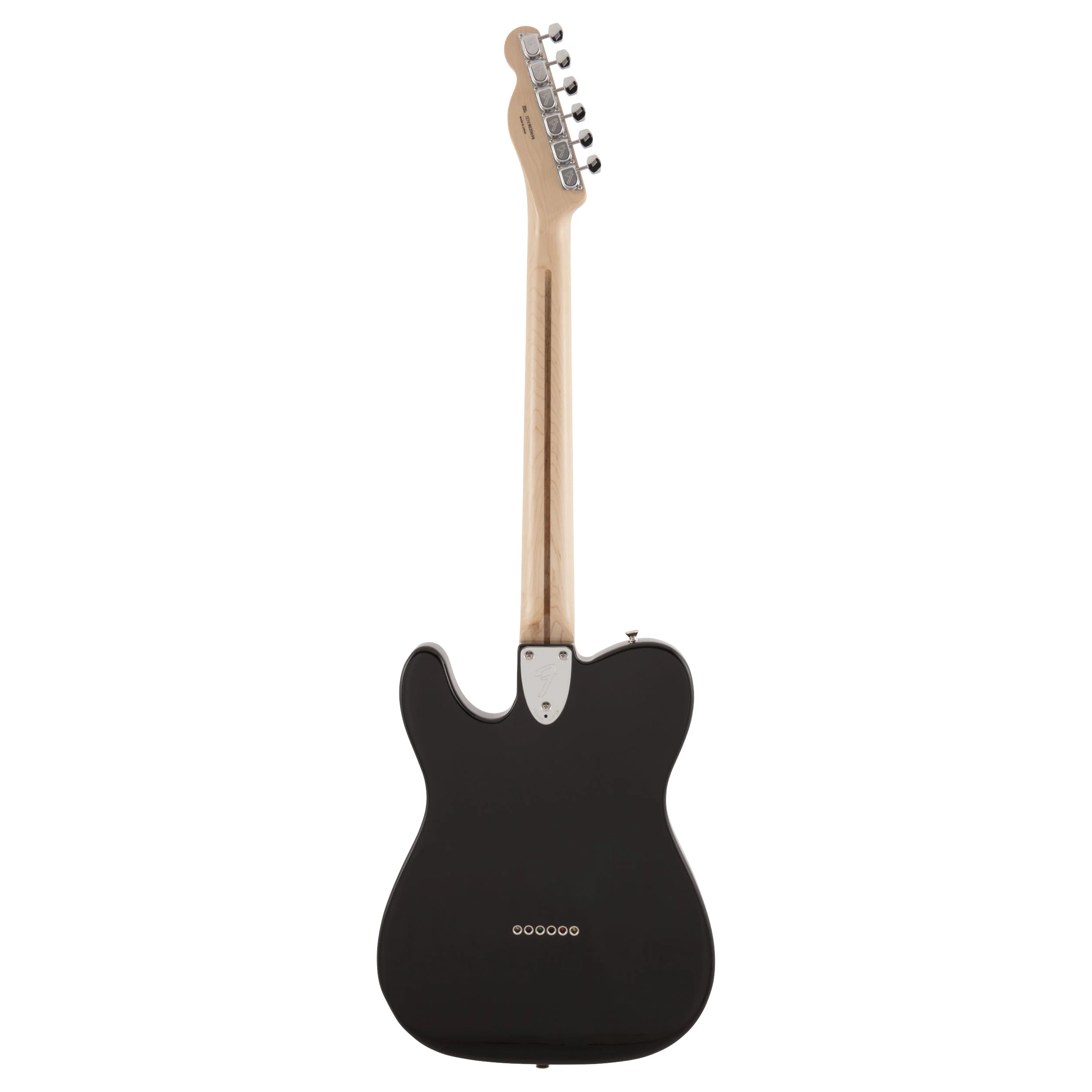 Fender MIJ Traditional 70s Telecaster Custom Electric Guitar w/Maple Fretboard - Black - Image 2