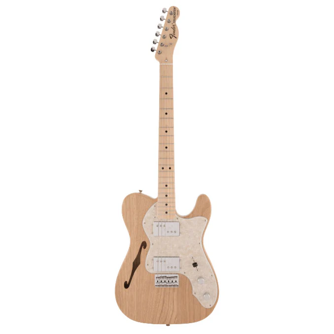Fender MIJ Traditional 70s Telecaster Thinline Electric Guitar w/Maple Fretboard - Natural