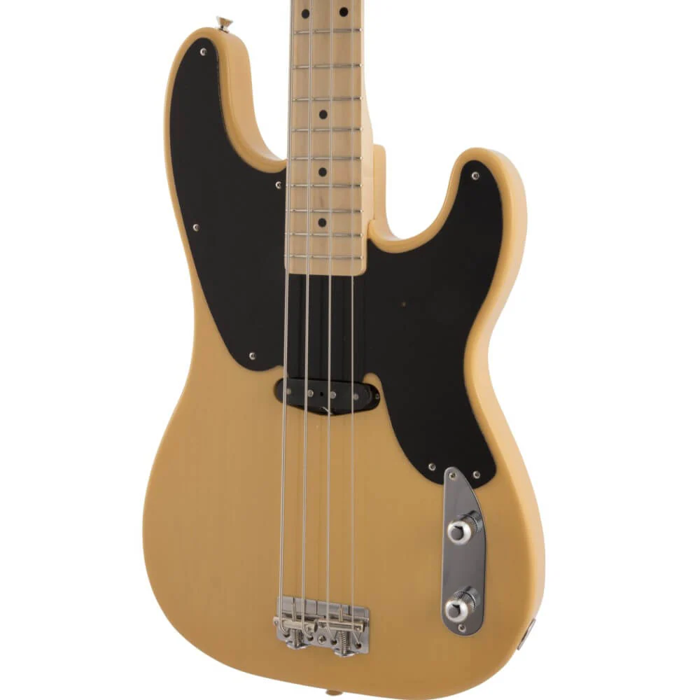 Fender MIJ Traditional Original 50s Precision Bass Guitar - Butterscotch Blonde - Image 3
