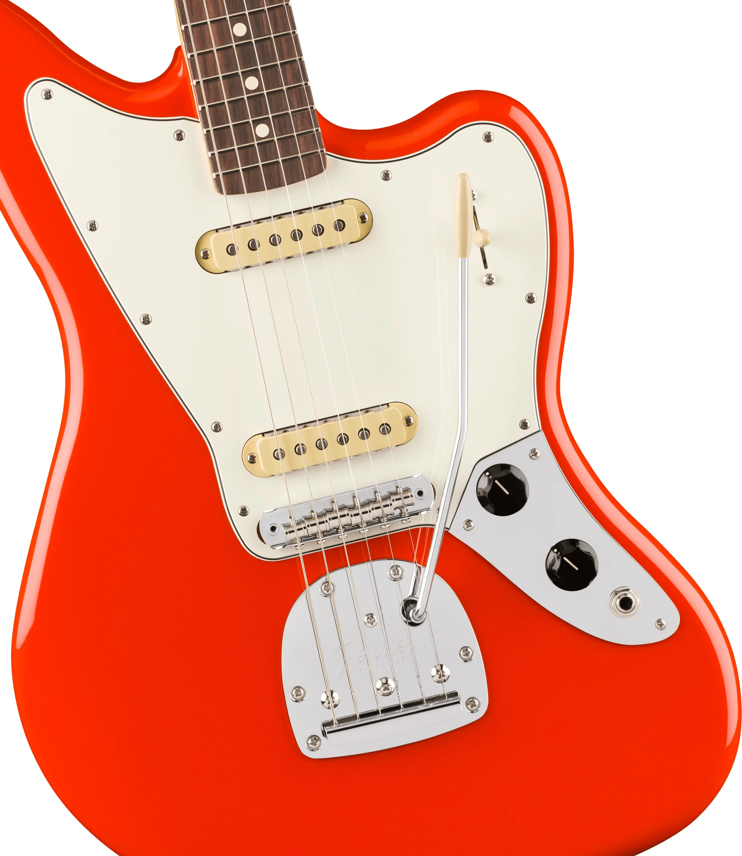 Fender Player II Jaguar w/Rosewood FB - Coral Red - Image 3