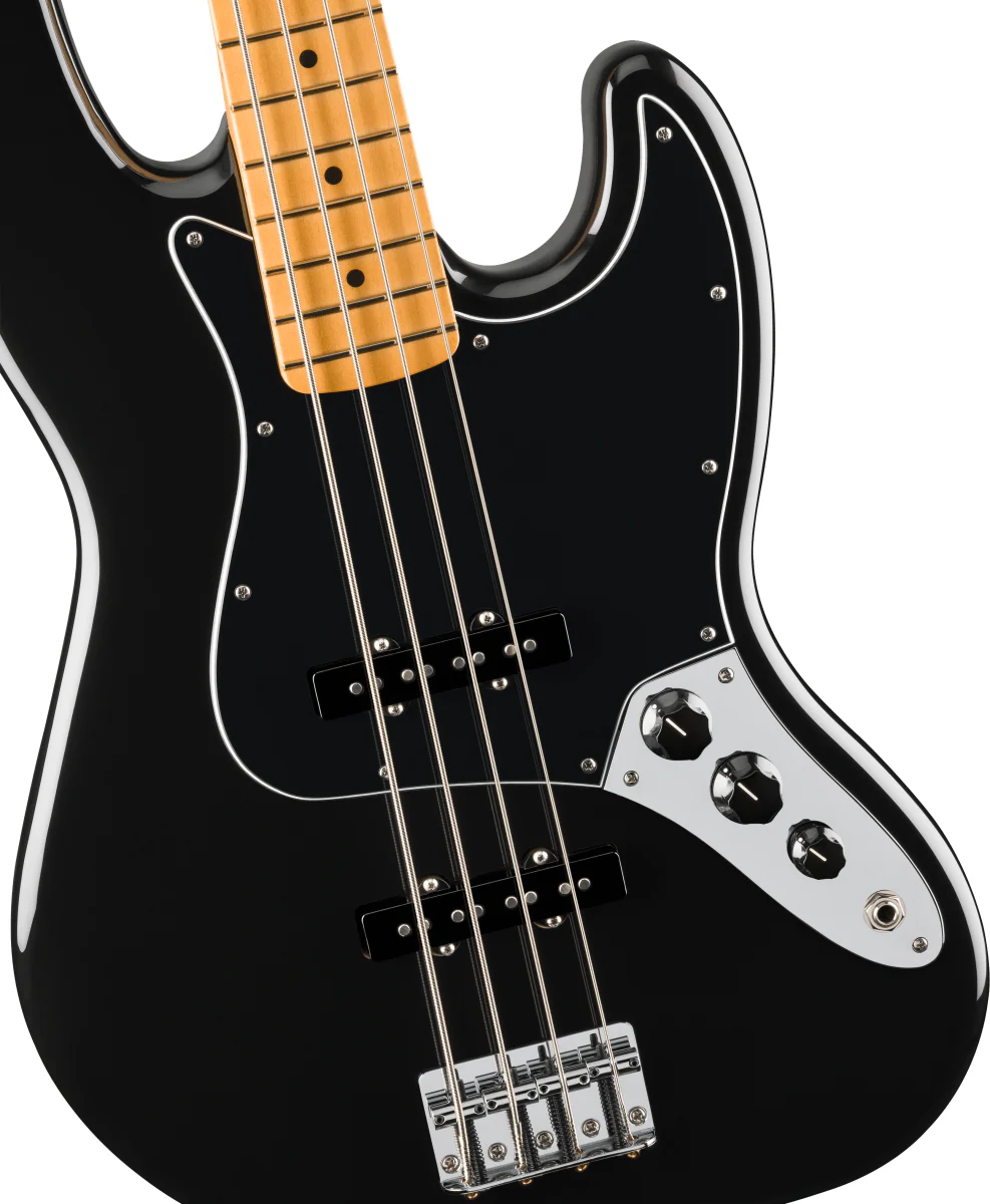 Fender Player II Jazz Bass with Maple Fretboard in Black - Image 3