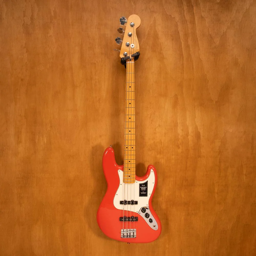 Fender Player II Jazz Bass w/Maple Fretboard - Coral Red (B-Stock)