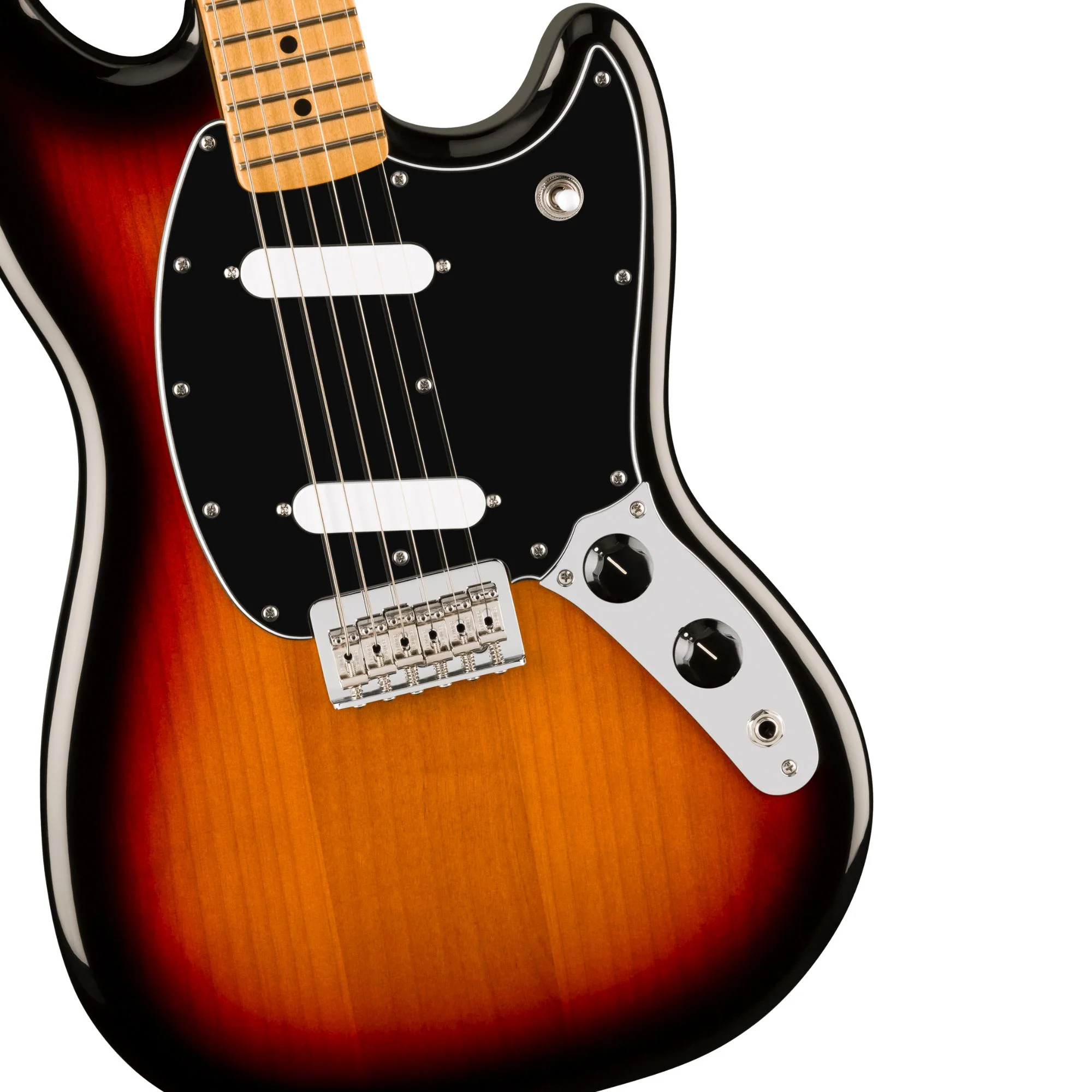 Fender Player II Mustang Electric Guitar Maple Fingerboard - 3 Colour Sunburst - Image 3