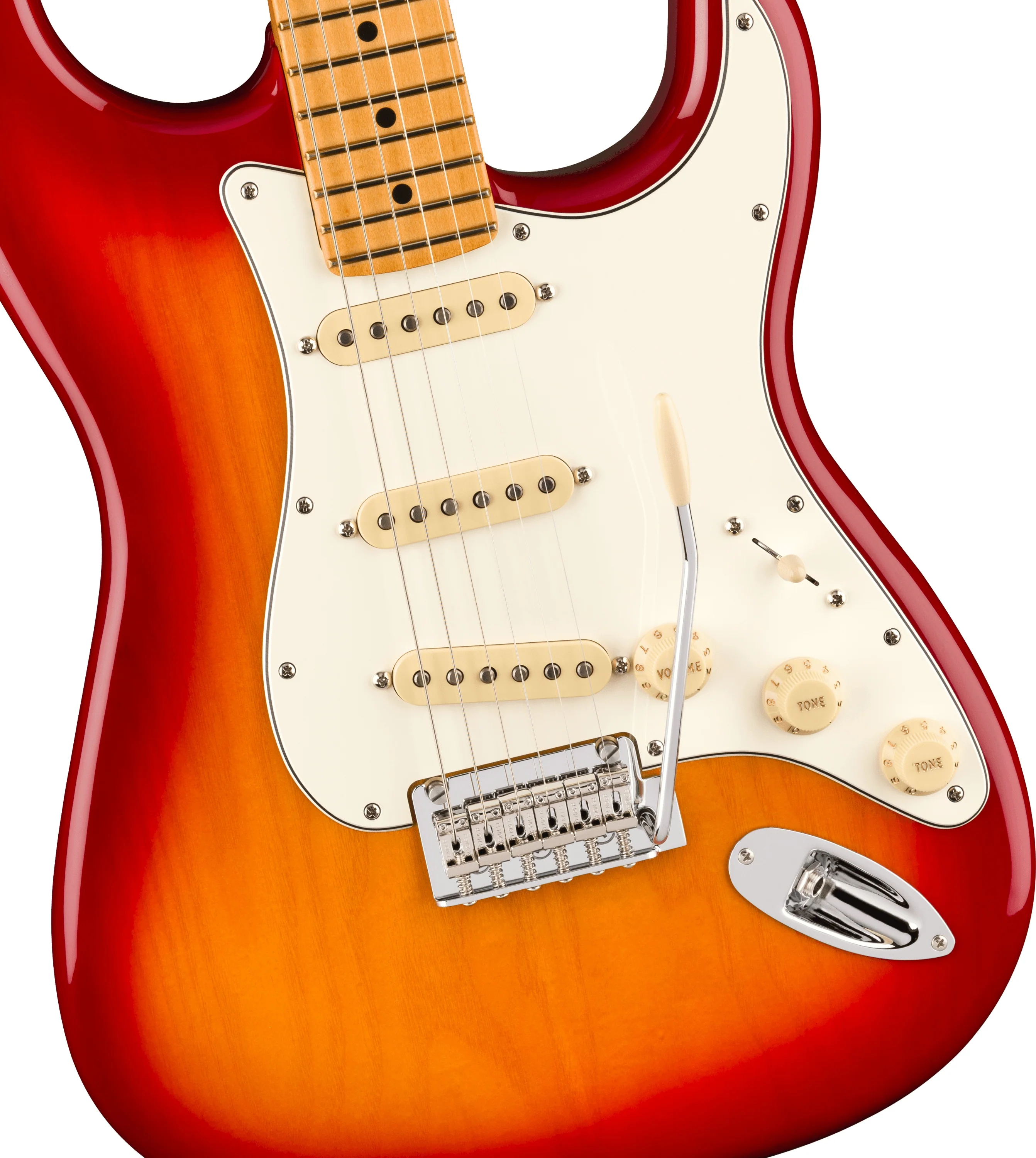 Fender Player II Stratocaster Electric Guitar Maple Fingerboard - Aged Cherry Burst - Image 3