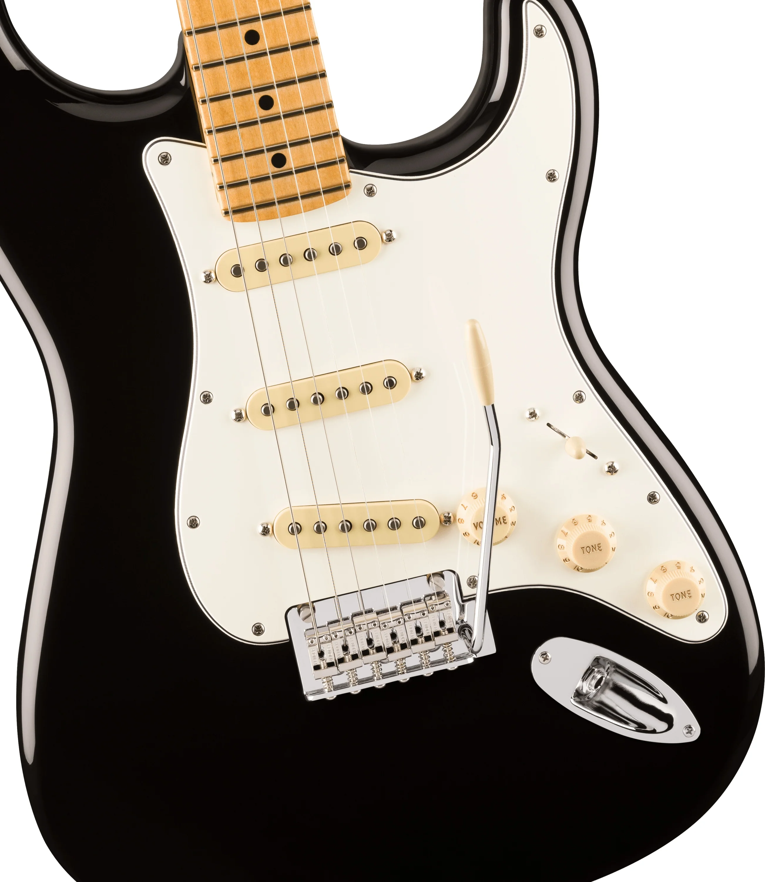 Fender Player II Stratocaster Electric Guitar Maple Fingerboard - Black - Image 3