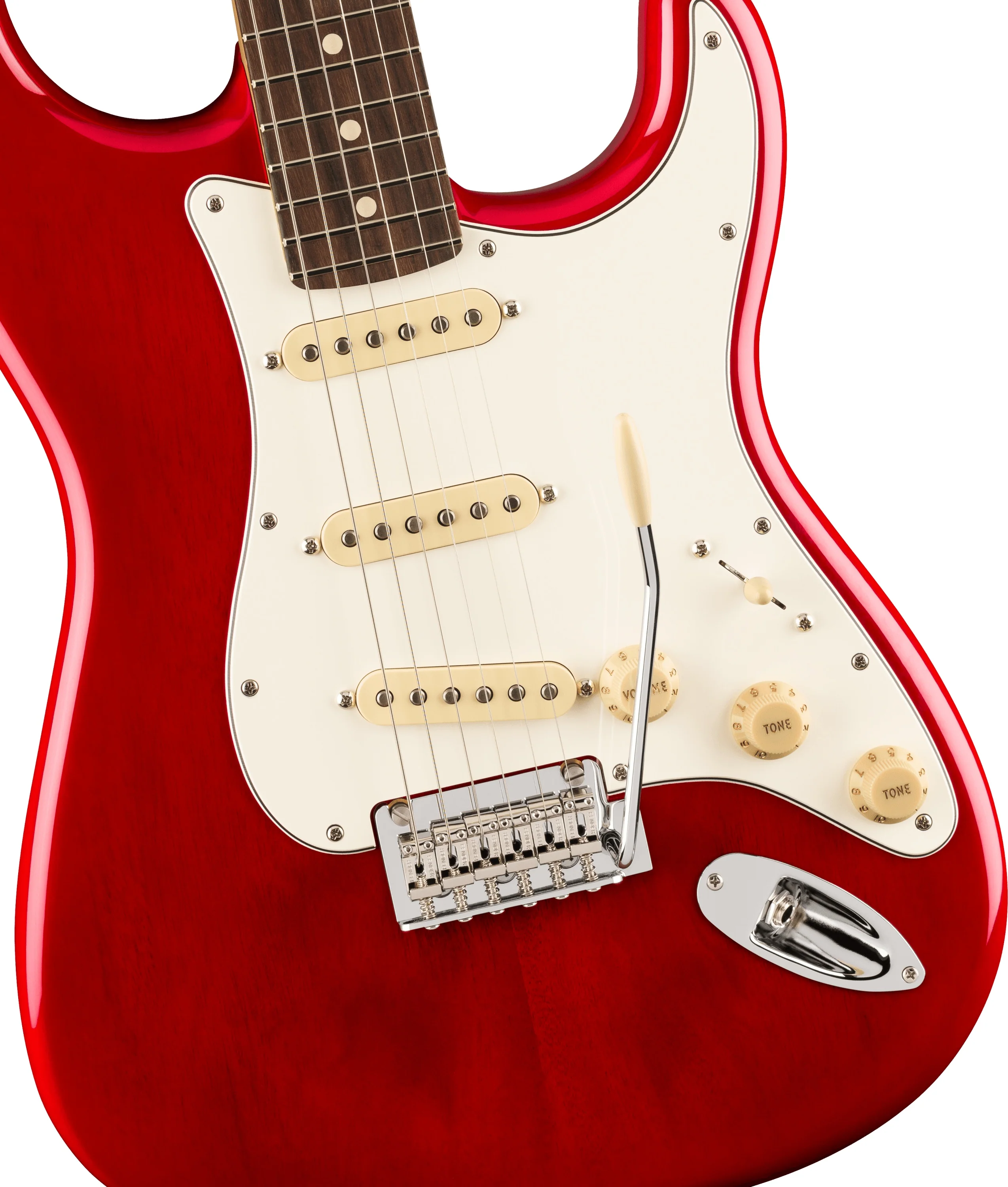 Fender Player II Stratocaster Electric Guitar Rosewood Fingerboard - Transparent Cherry Burst - Image 3