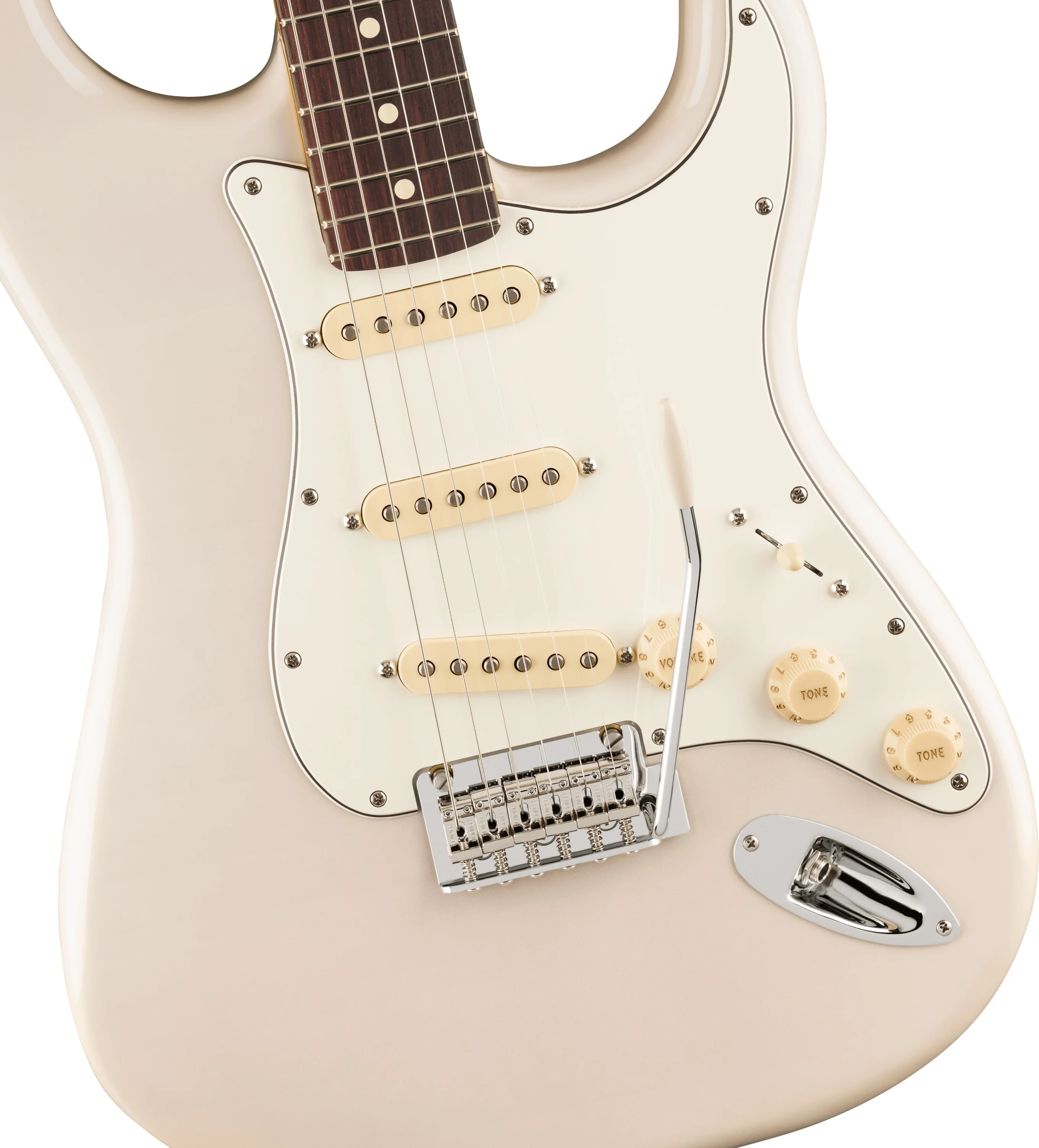Fender Player II Stratocaster Electric Guitar Rosewood Fingerboard - White Blonde - Image 3
