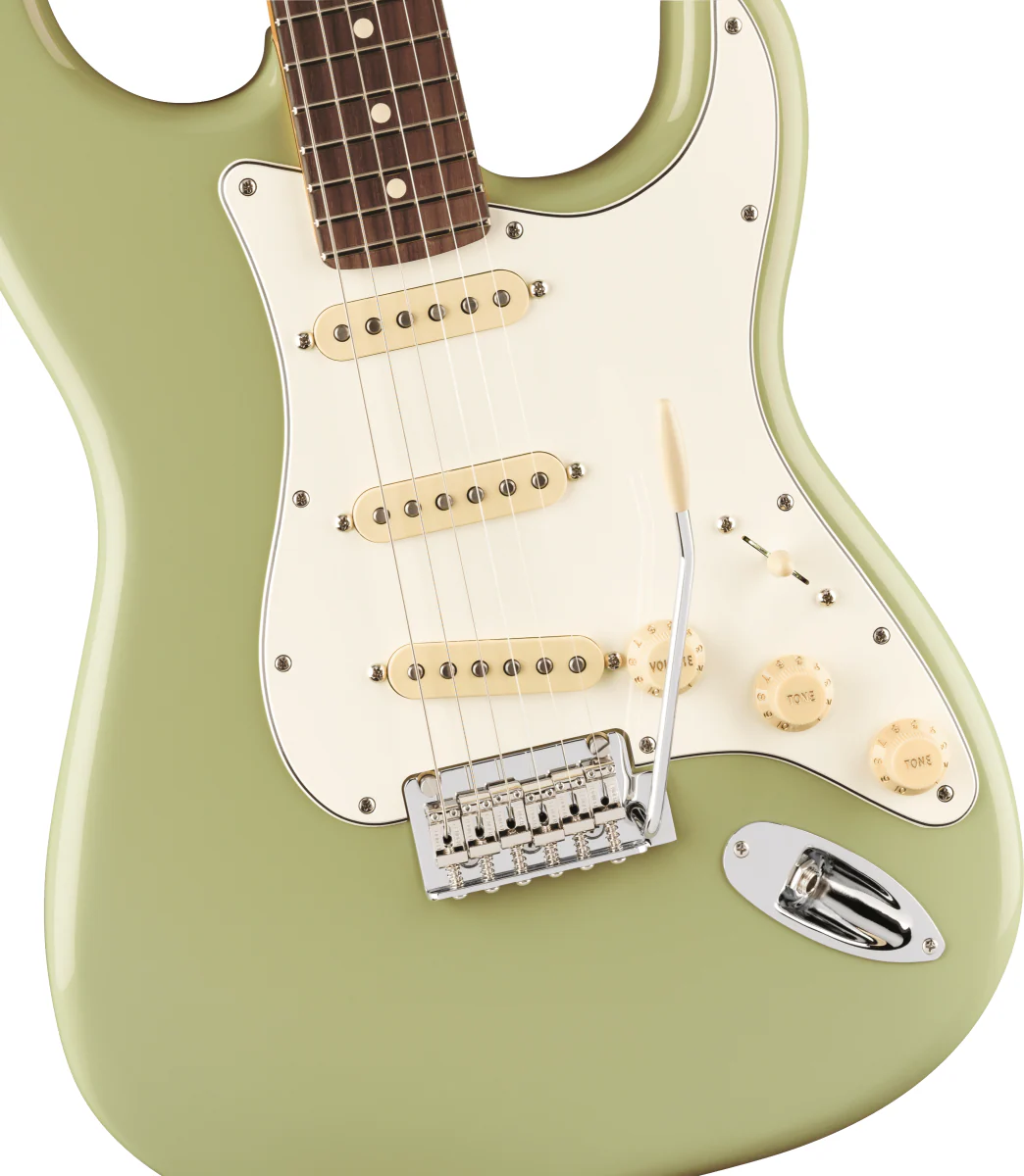 Fender Player II Stratocaster Electric Guitar with Rosewood Fretboard in Birch Green - Image 7