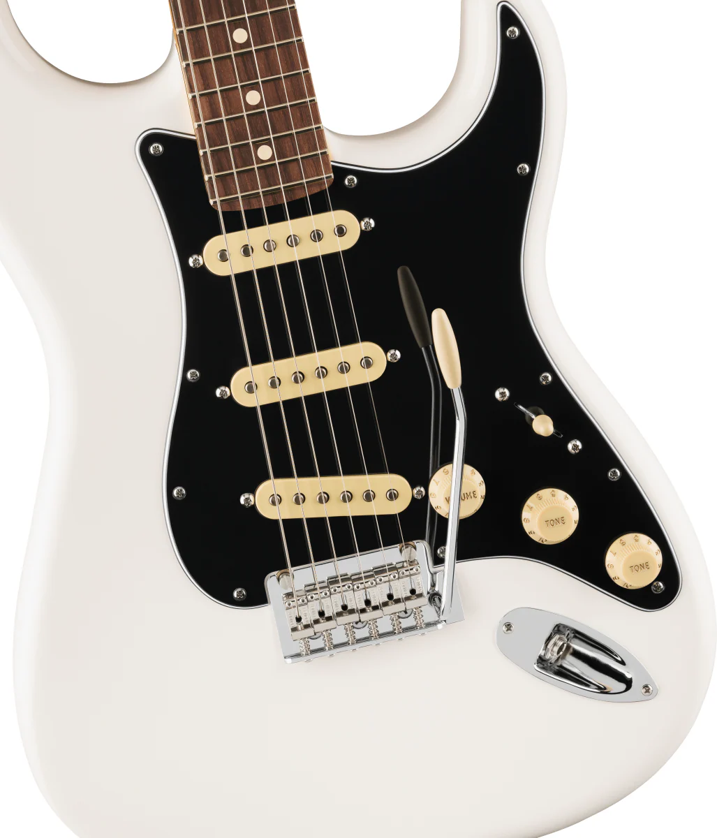 Fender Player II Stratocaster Electric Guitar with Rosewood Fretboard in Polar White - Image 3