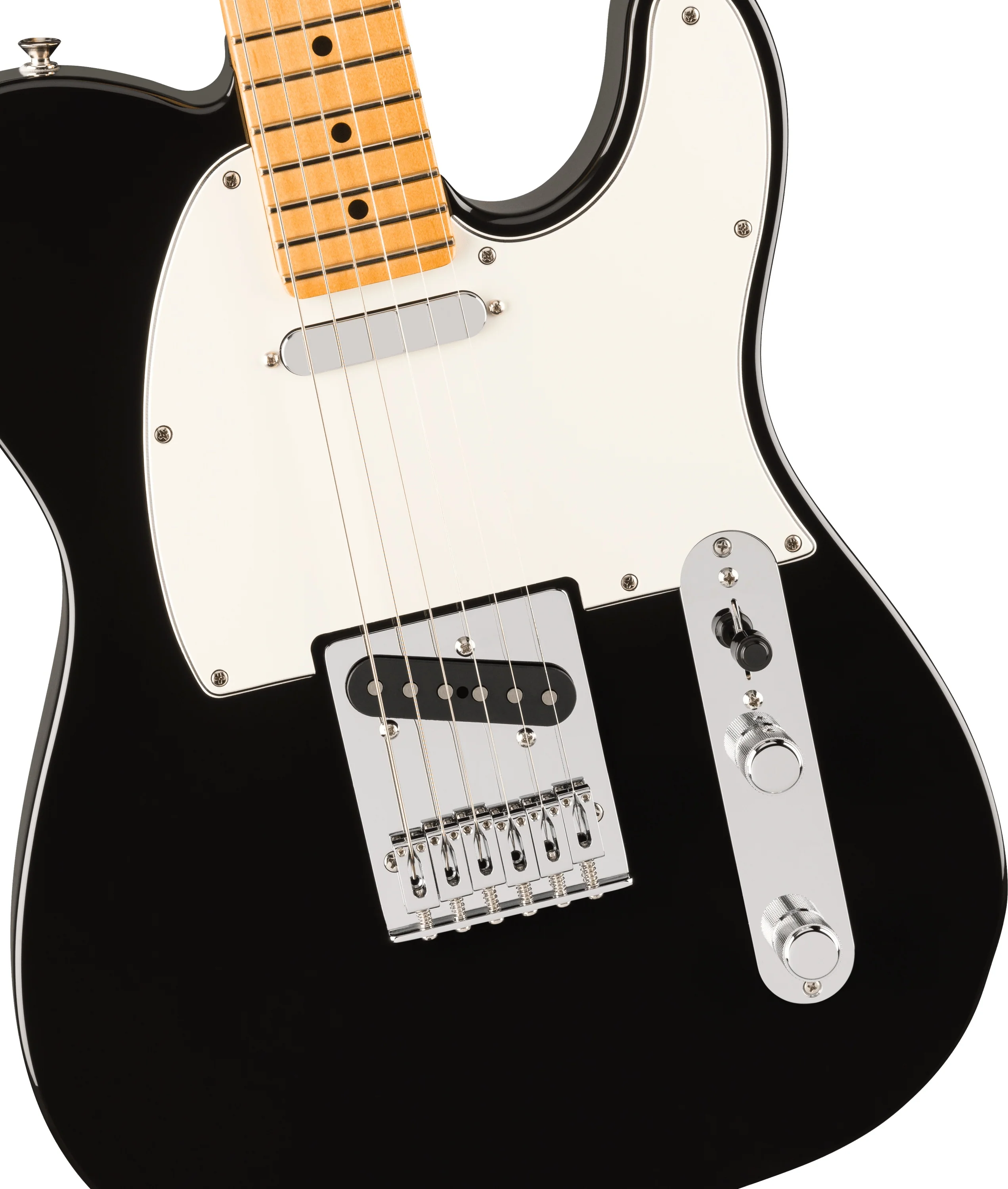 Fender Player II Telecaster Electric Guitar Maple Fingerboard - Black - Image 3