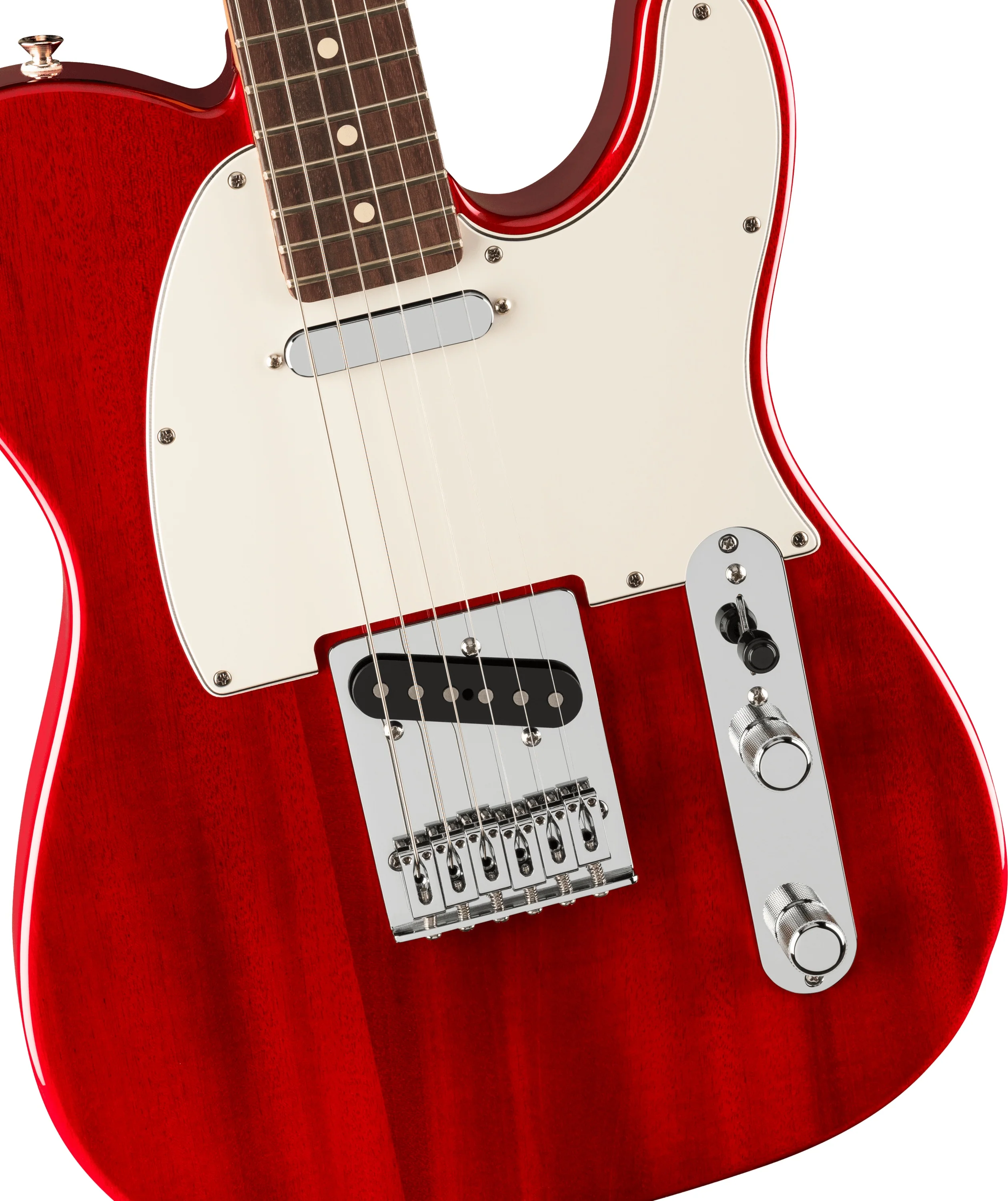 Fender Player II Telecaster Electric Guitar w Rosewood Fretboard - Transparent Cherry - Image 3