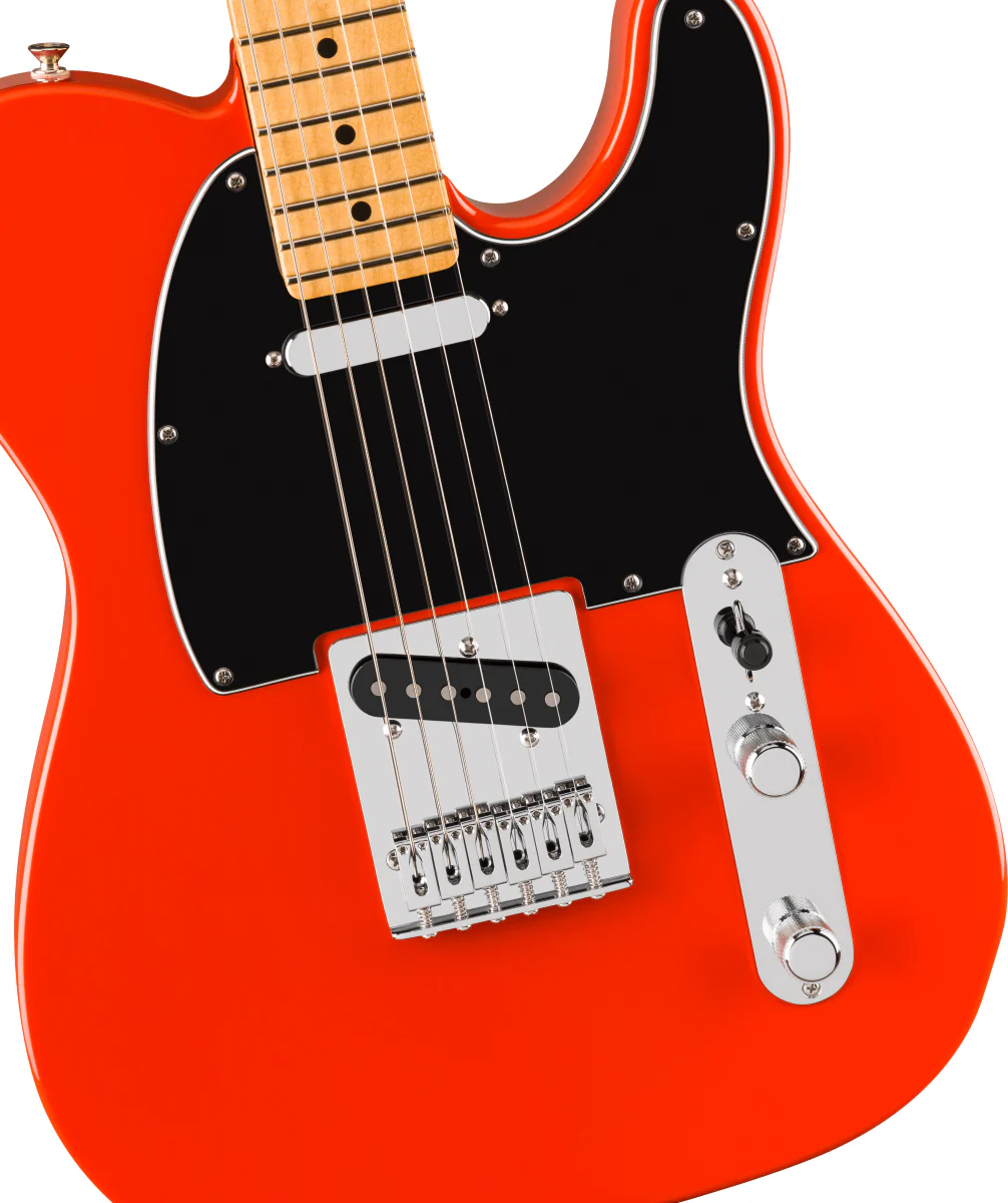 Fender Player II Telecaster Electric Guitar with Maple Fretboard - Coral Red - Image 7