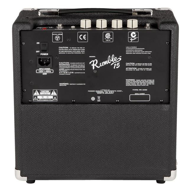 Fender Rumble 15W 1x8" Bass Guitar Combo Amplifier - Image 2