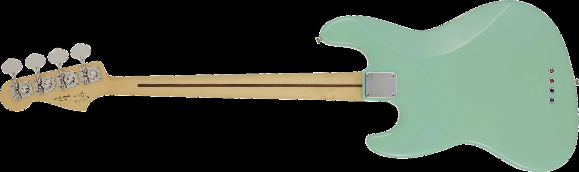 Fender Silent Siren Jazz Bass w/Maple Fretboard - Surf Green - Image 6