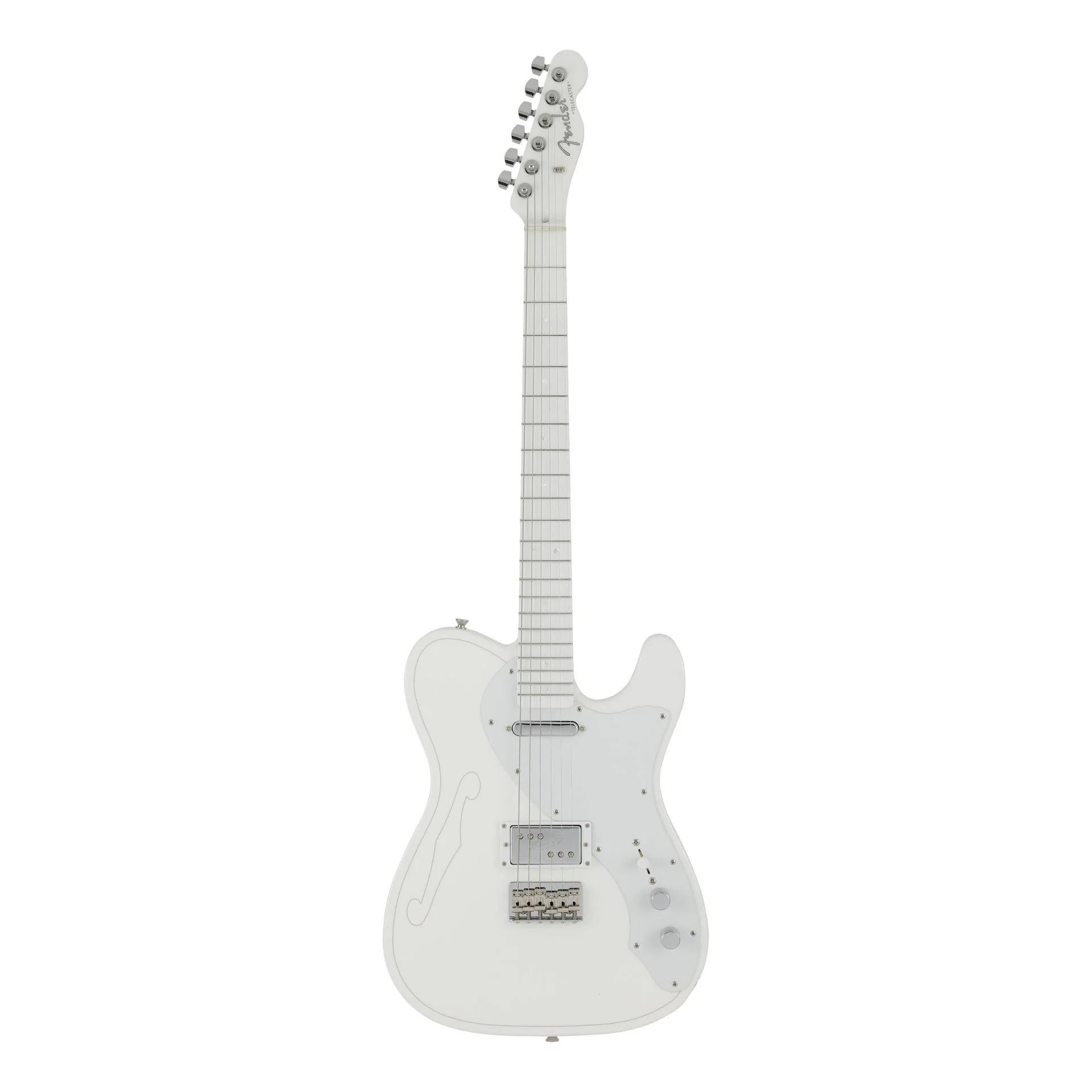 Fender Silent Siren Telecaster Electric Guitar w/Maple Fretboard - Arctic White