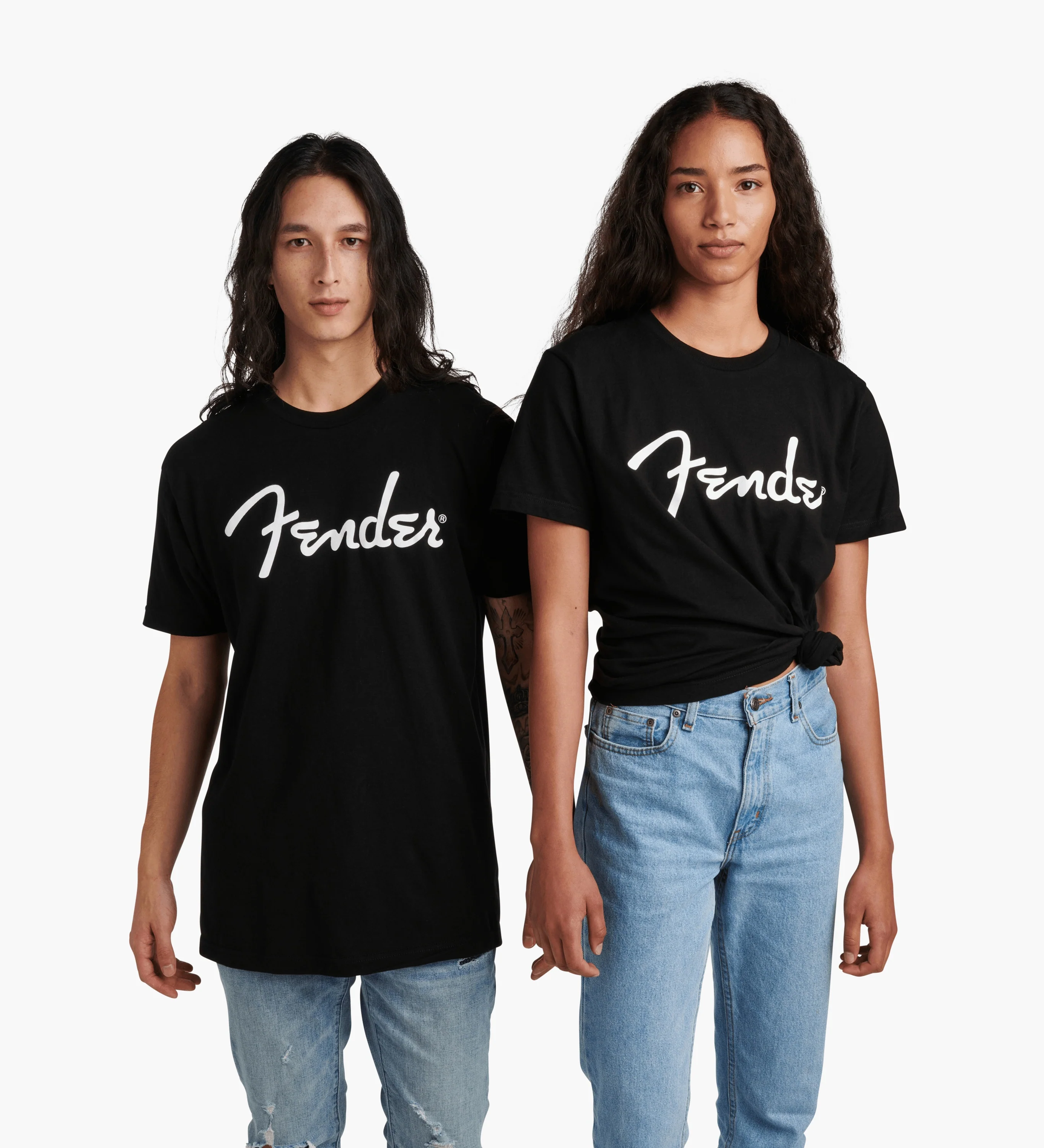 Fender Spaghetti Logo T-Shirt in Black (Large) - Image 3