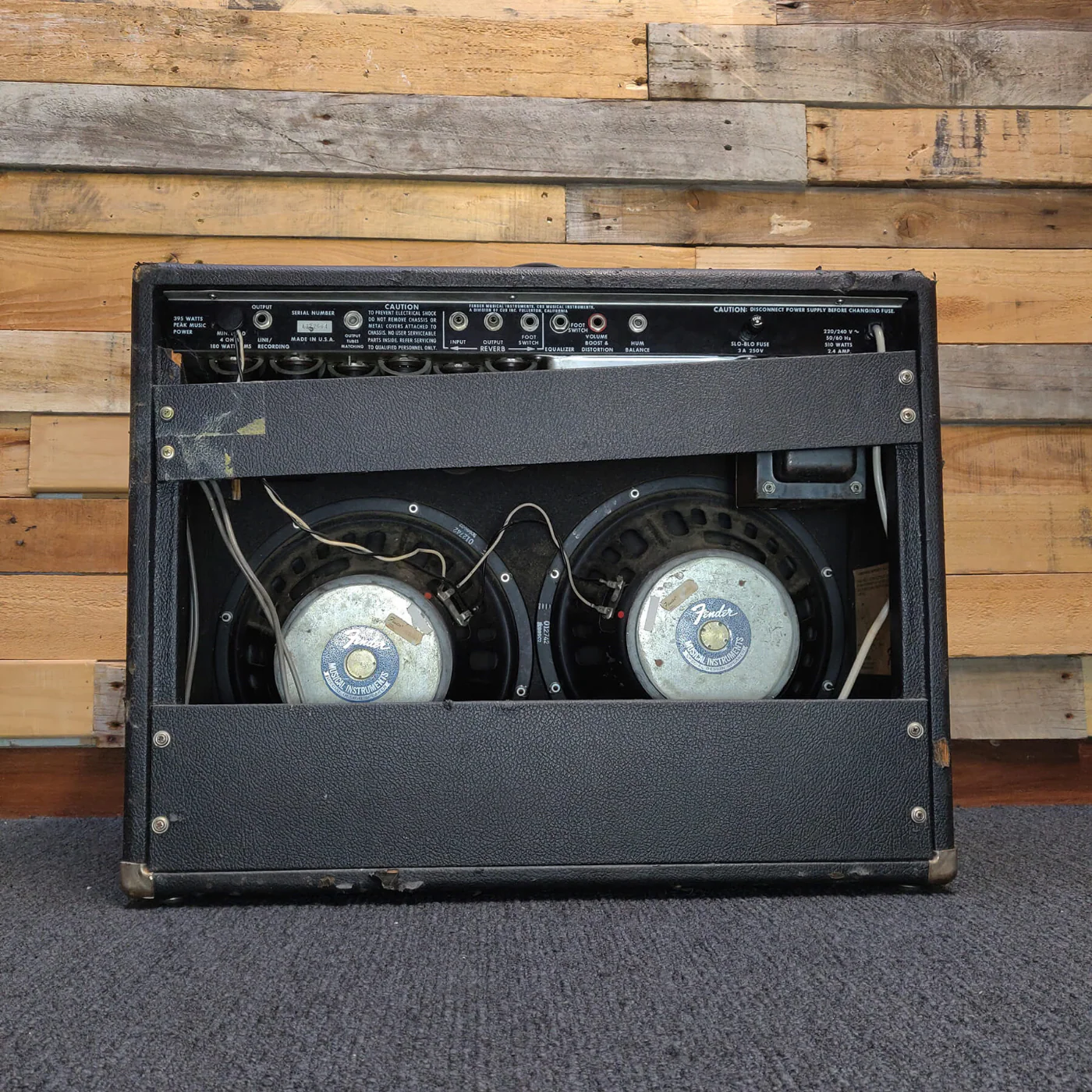Fender Super Twin 2 x 12 Guitar Combo Amplifier - Fair Condition Preloved - Image 3