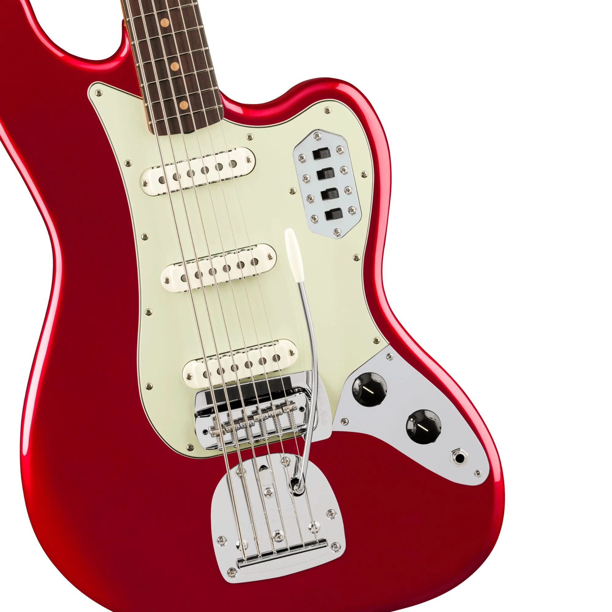 Fender Vintera III Early '60s Bass VI Rosewood Fingerboard - Candy Apple Re - Image 3