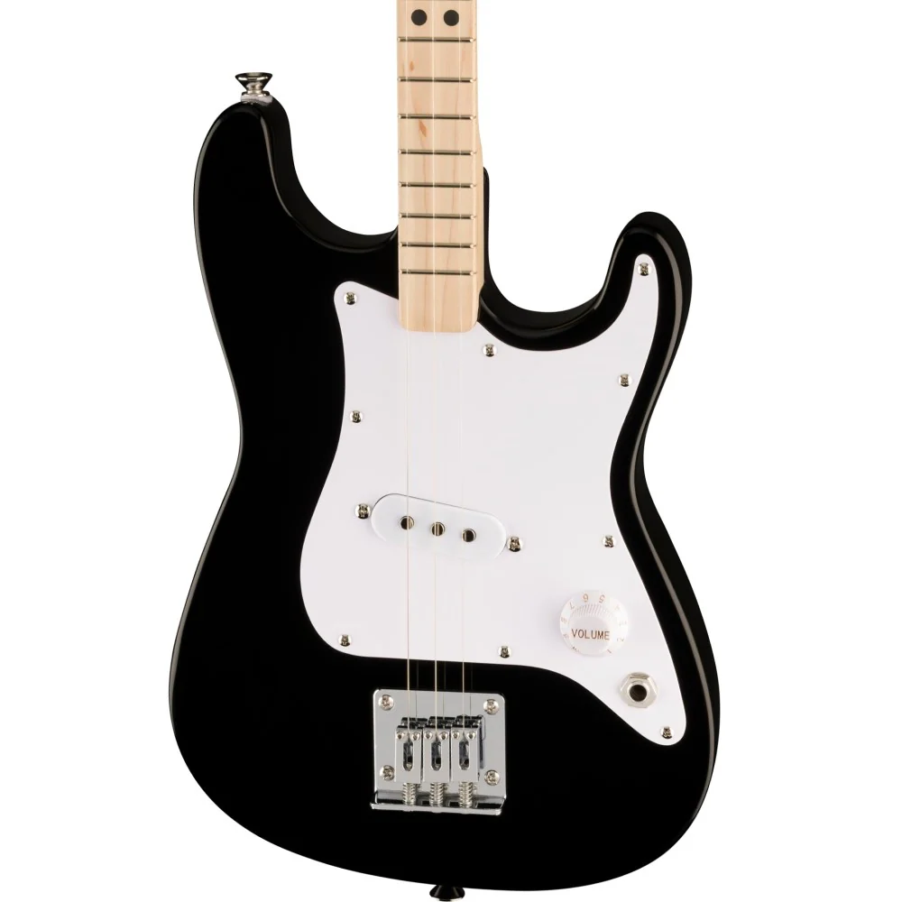 Fender x Loog Stratocaster 3-String Children's Guitar - Black - Image 11