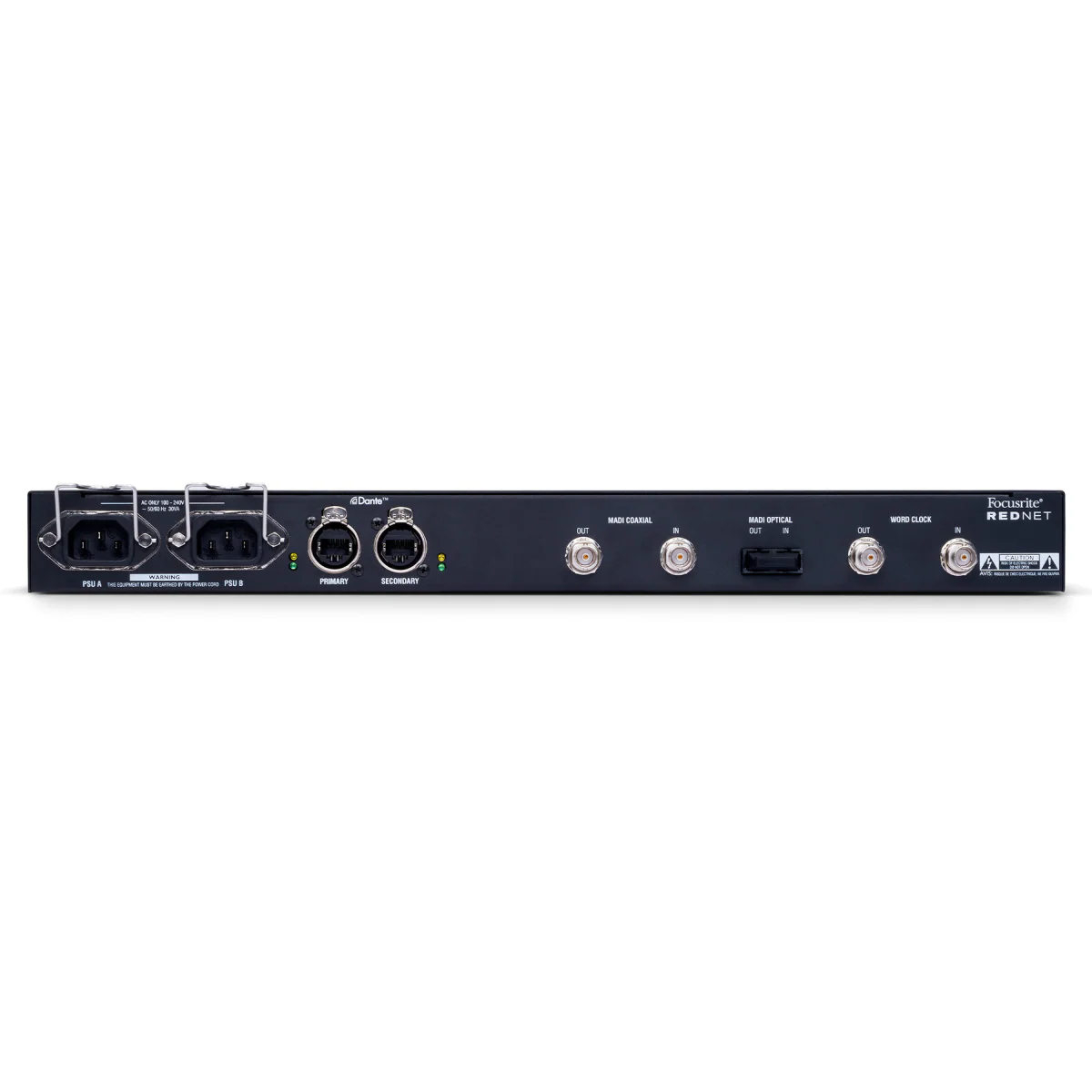 Focusrite REDNET D64R 64 Channel Rackmount Interface MADI I/O with Dual PSUs - Image 3
