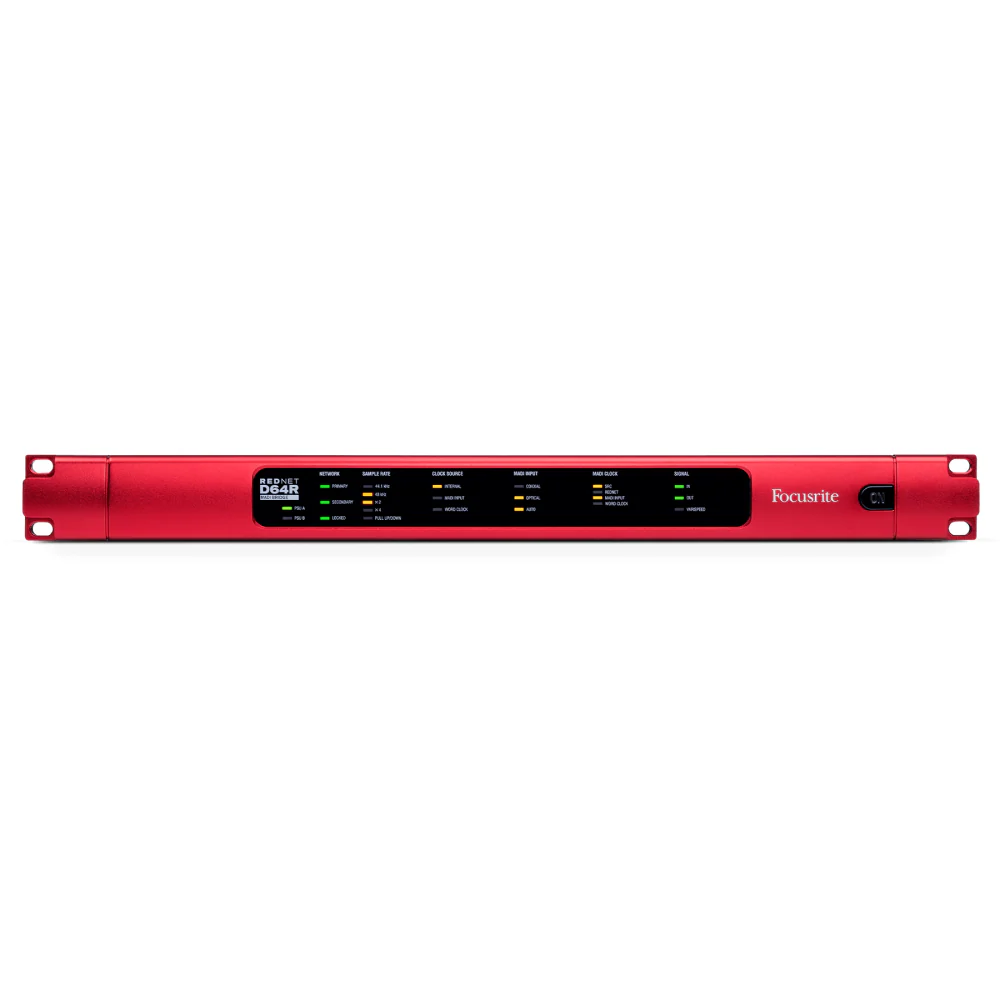 Focusrite REDNET D64R 64 Channel Rackmount Interface MADI I/O with Dual PSUs - Image 4