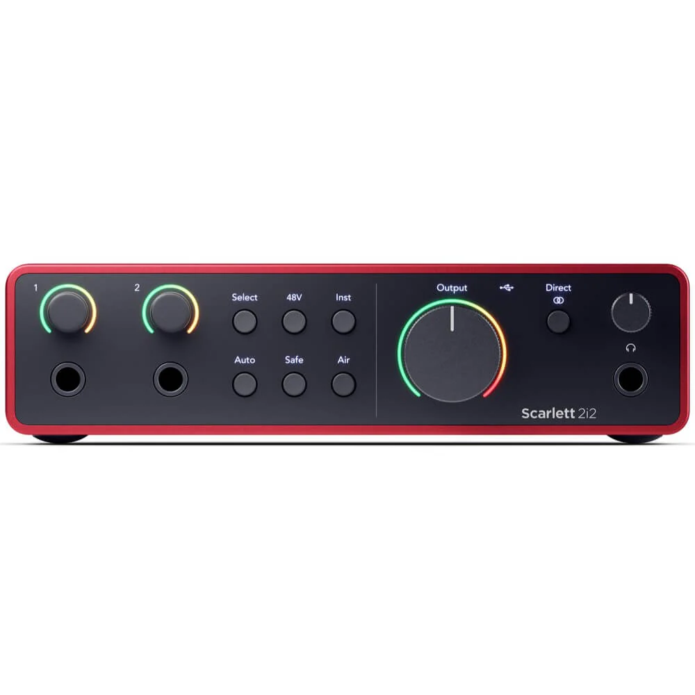 Focusrite Scarlett 2i2 Studio 4th Gen USB Audio Interface Bundle with Mic and Headphones - Image 12