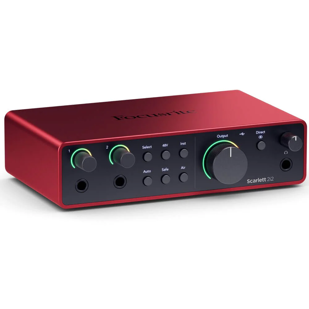 Focusrite Scarlett 2i2 Studio 4th Gen USB Audio Interface Bundle with Mic and Headphones - Image 2