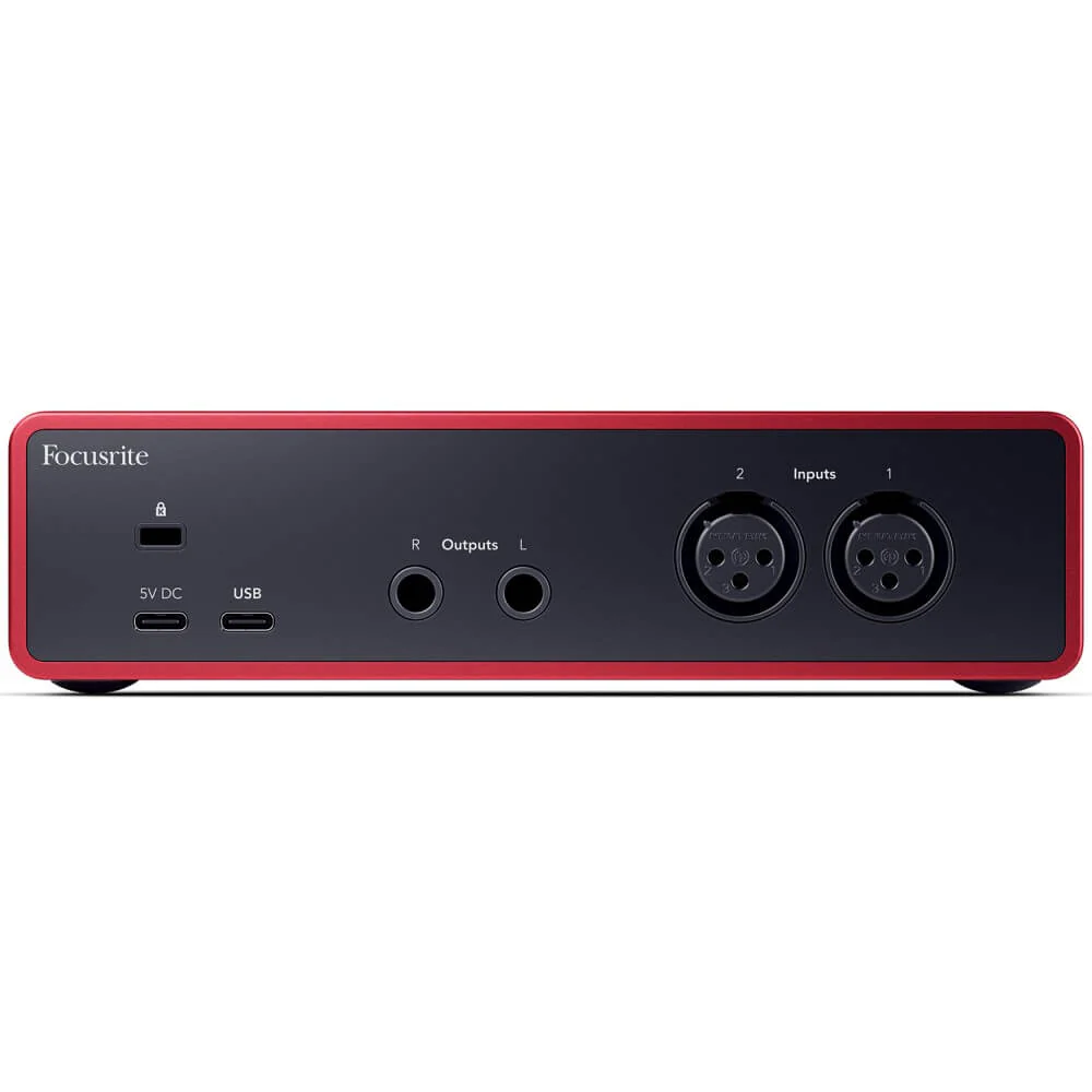 Focusrite Scarlett 2i2 Studio 4th Gen USB Audio Interface Bundle with Mic and Headphones - Image 4