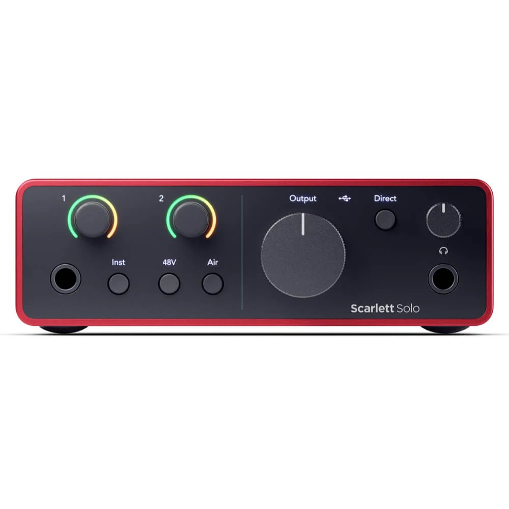Focusrite Scarlett Solo 4th Gen USB Audio Interface with Air Mode - Image 6