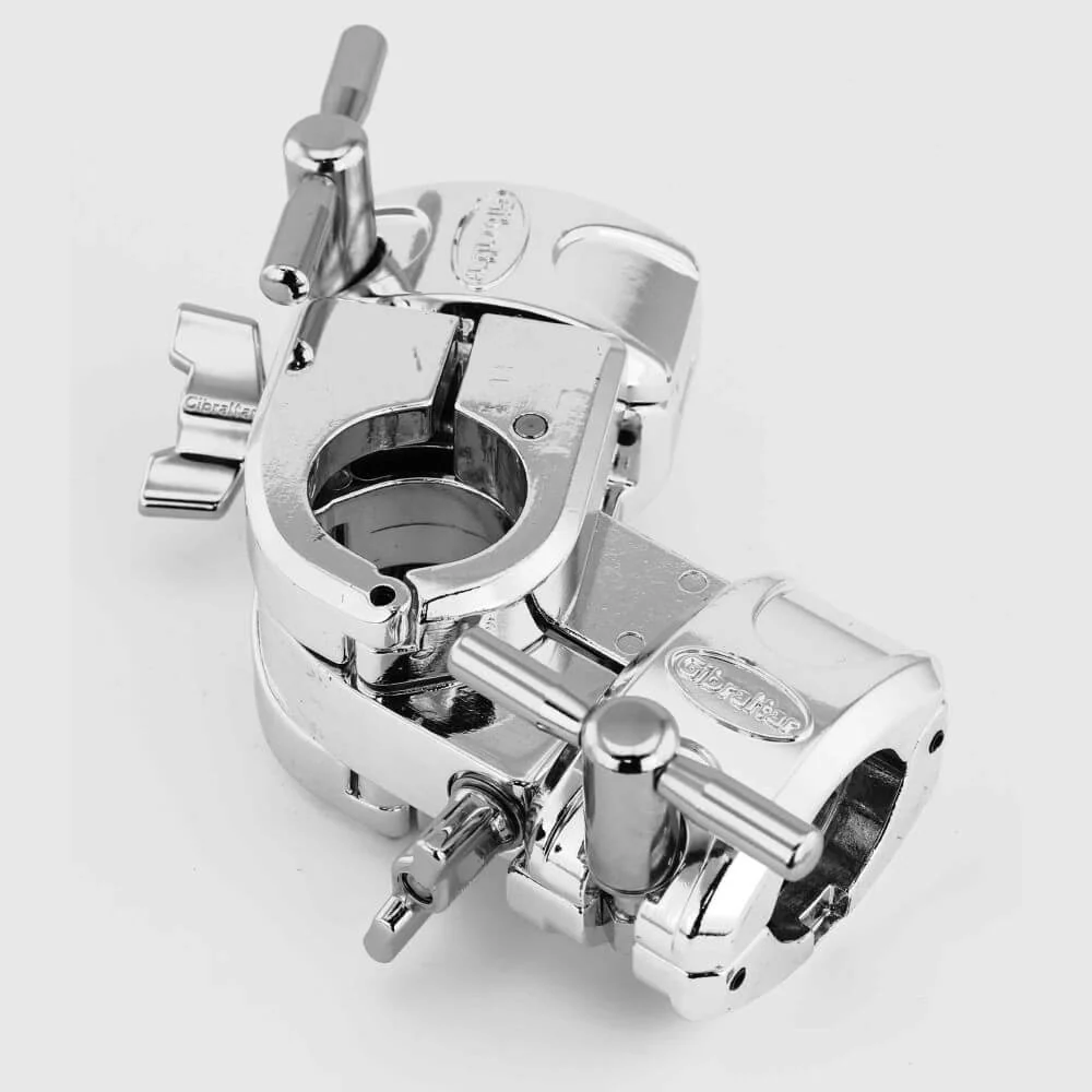 Gibraltar SC-GCSRA 1.5 Adjustable 3-Way In-Line Drum Rack Clamp - Chrome - Image 5