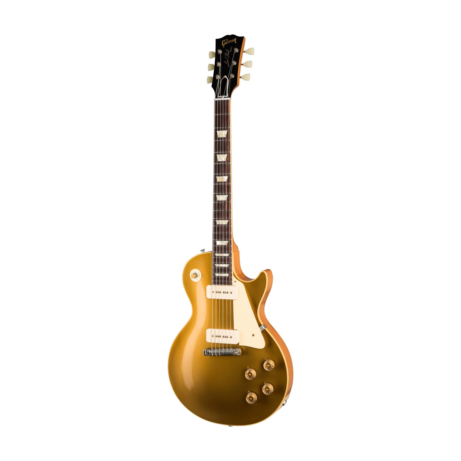 Gibson 1954 Les Paul Goldtop Reissue Electric Guitar in Double Gold - Image 5