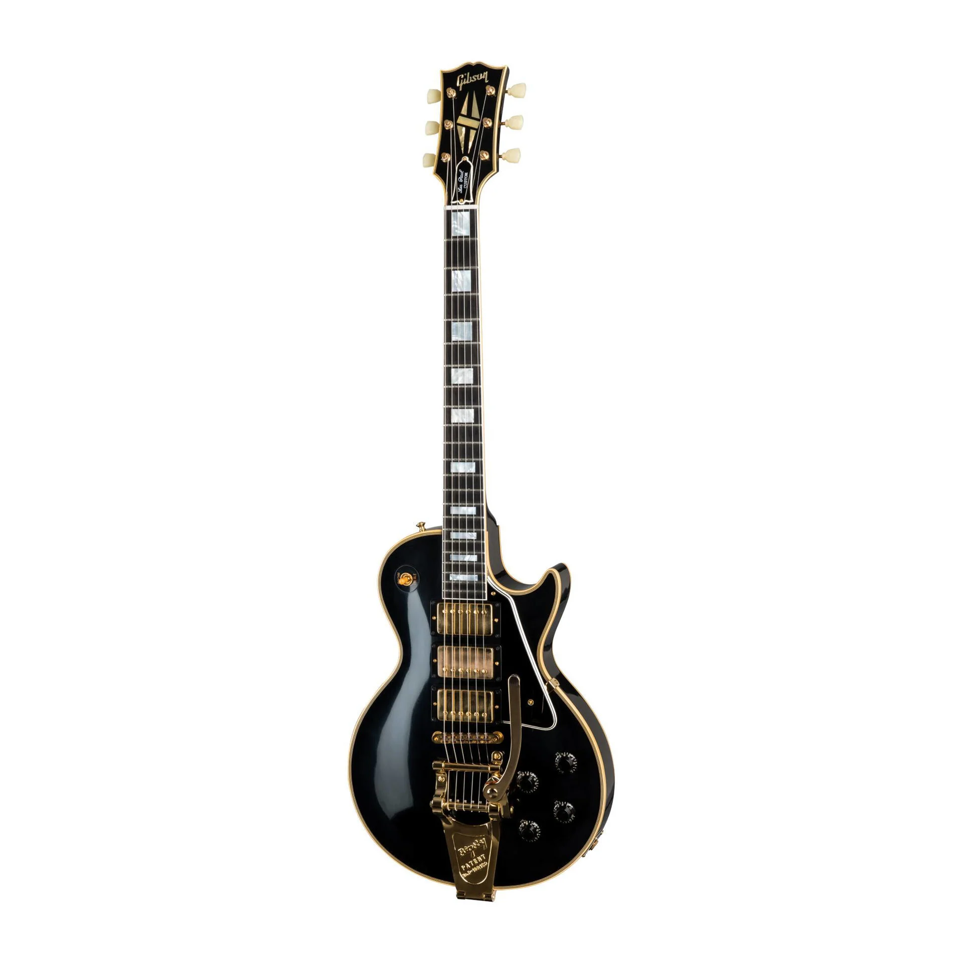 Gibson 1957 Les Paul Custom Reissue Electric Guitar - 3 Pick-Up Bigsby - VOS - Image 6