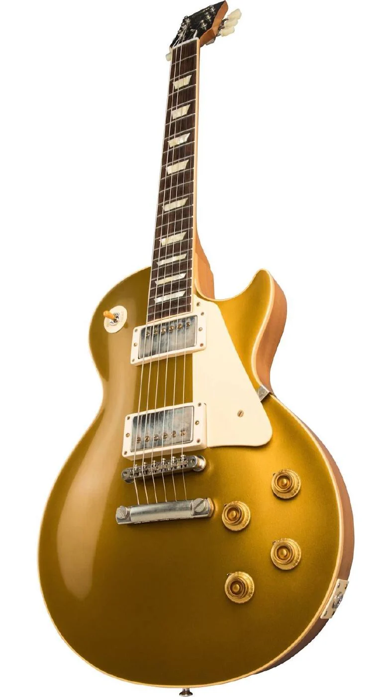 Gibson 1957 Les Paul Goldtop Reissue Electric Guitar in Double Gold - Image 2