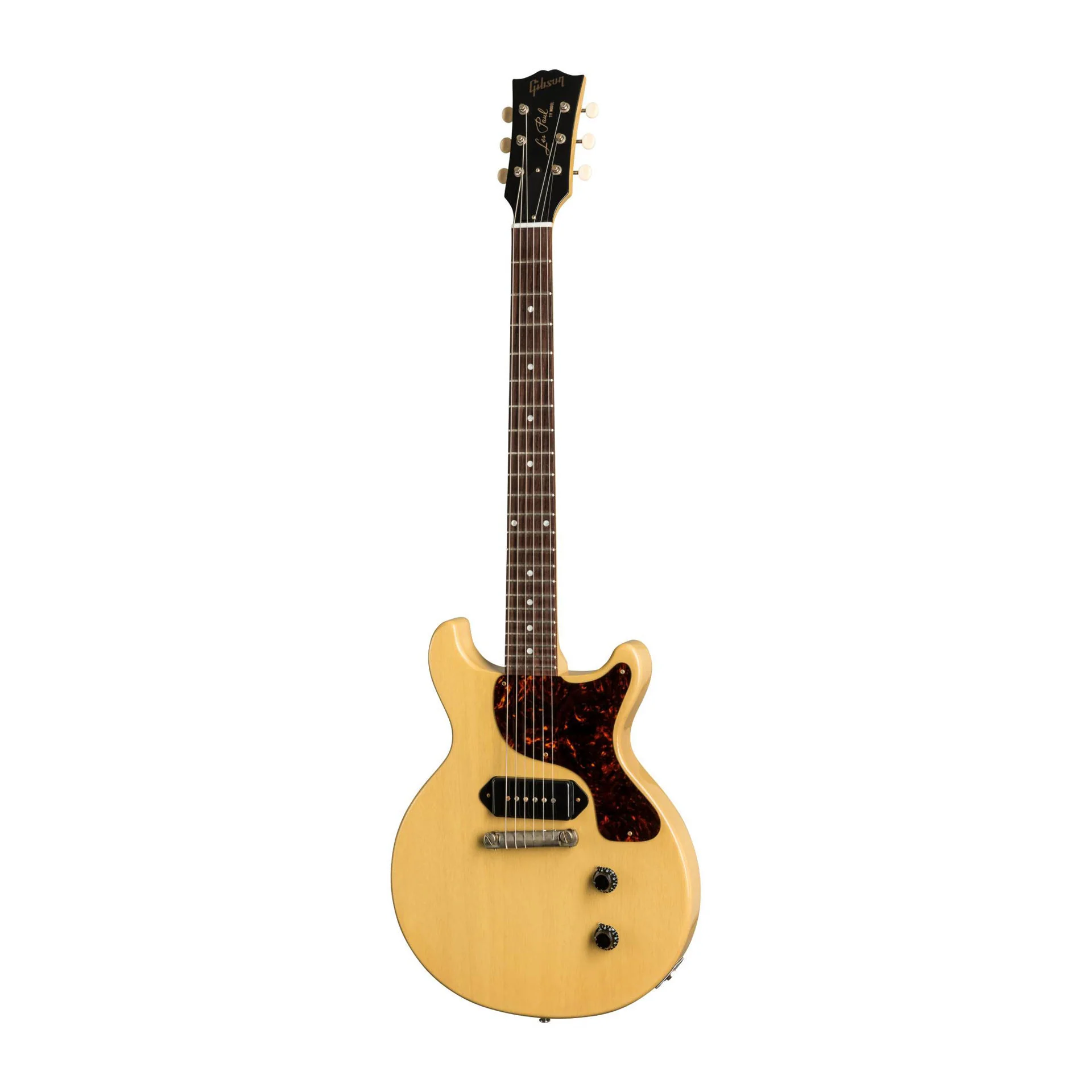 Gibson 1958 Les Paul Junior Double Cut Reissue Electric Guitar in TV Yellow - Image 6