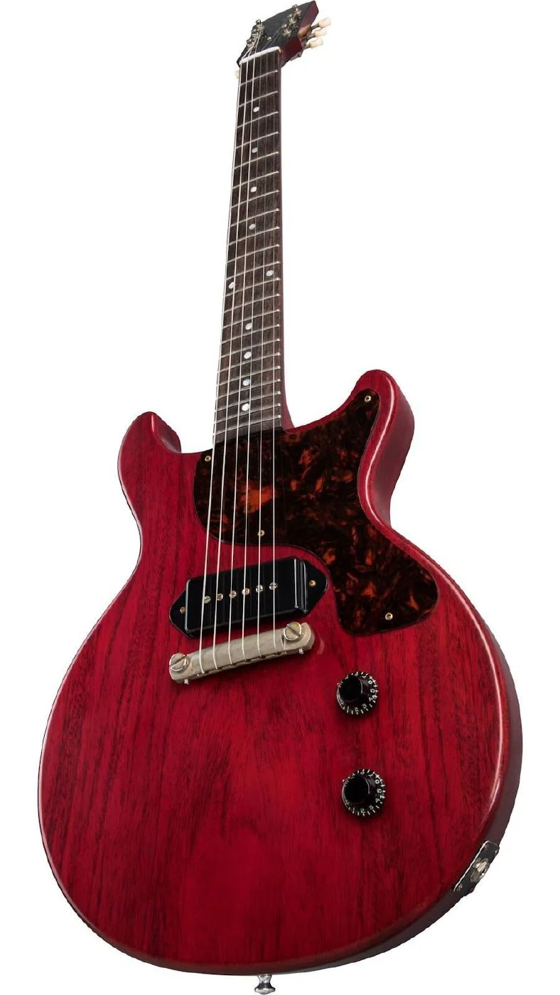 Gibson 1958 Les Paul Junior Double Cut Reissue Electric Guitar in VOS Cherry - Image 3