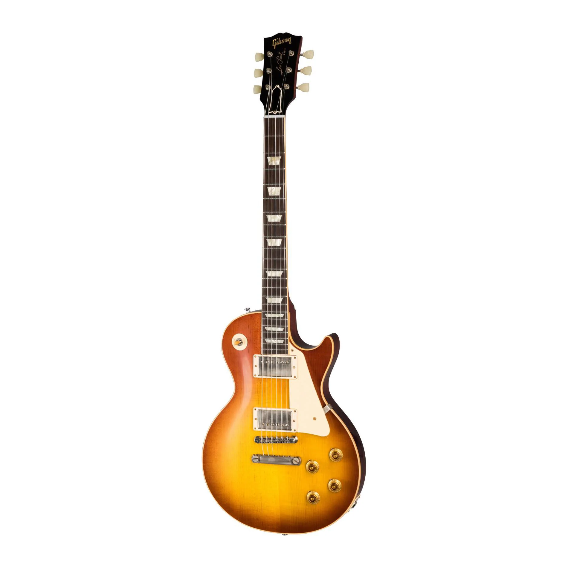Gibson 1958 Les Paul Standard Reissue Electric Guitar - VOS Iced Tea Burst - Image 6