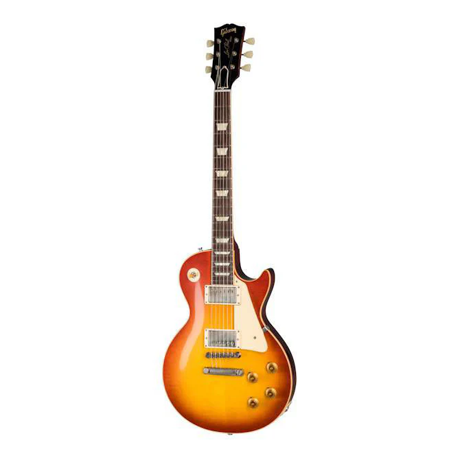 Gibson 1958 Les Paul Standard Reissue VOS Electric Guitar - Washed Cherry Sunburst - Image 6