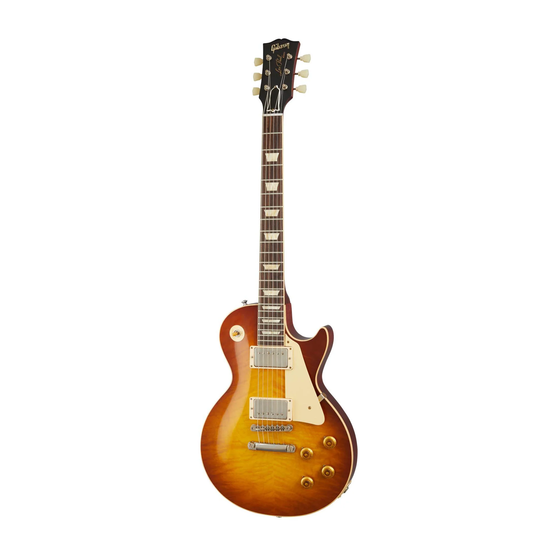 Gibson 1959 Les Paul Standard Reissue VOS Electric Guitar in Ice Tea Burst - Image 6