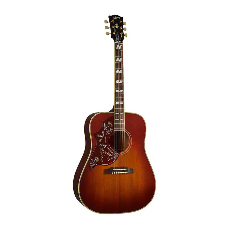 Gibson 1960 Hummingbird Fixed Bridge Left-Handed Acoustic Guitar - Heritage Cherry Sunburst - Image 2