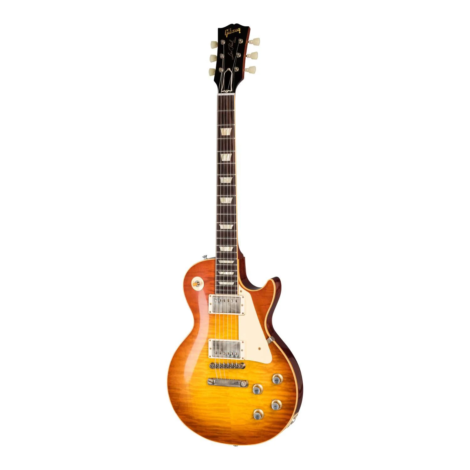 Gibson 1960 Les Paul Standard Reissue Electric Guitar - Tangerine Burst - Image 6