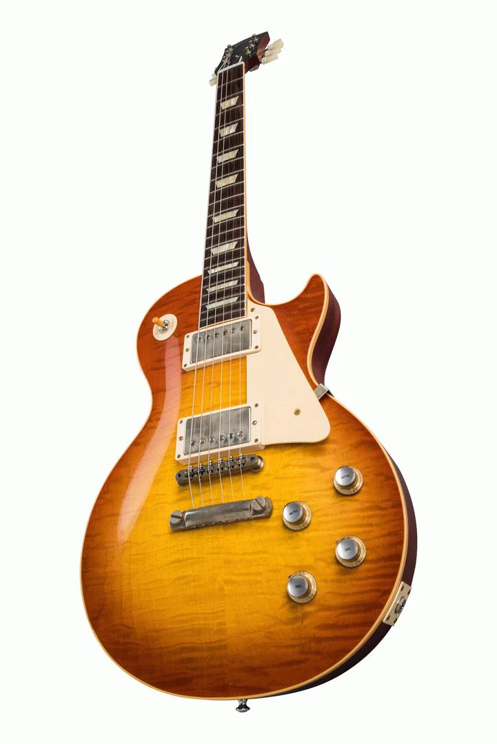 Gibson 1960 Les Paul Standard Reissue Electric Guitar - Tangerine Burst - Image 8
