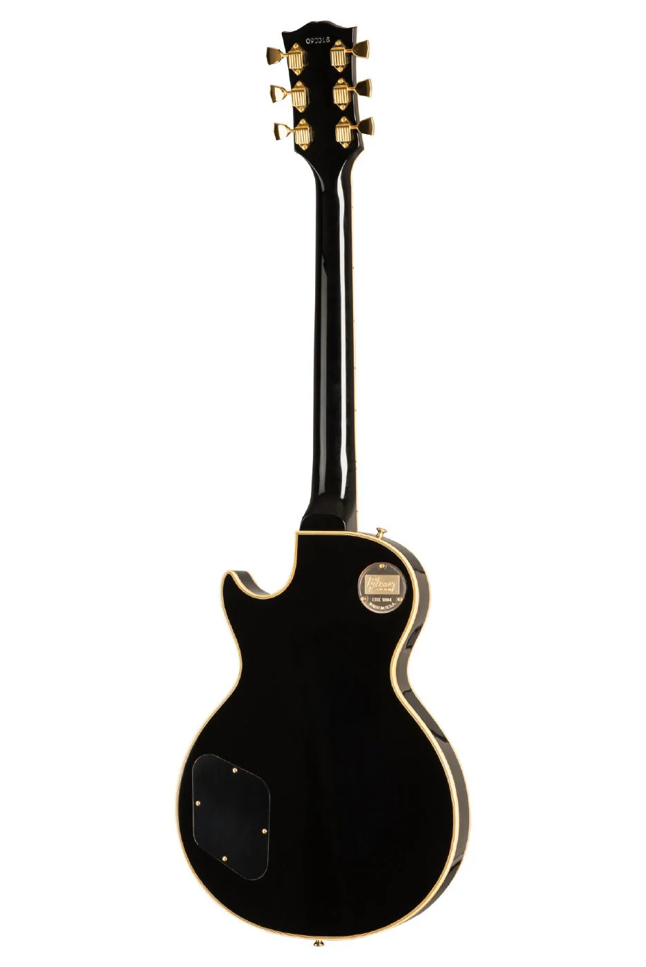 Gibson 1968 Les Paul Custom Reissue VOS Electric Guitar in Ebony Gloss - Image 2